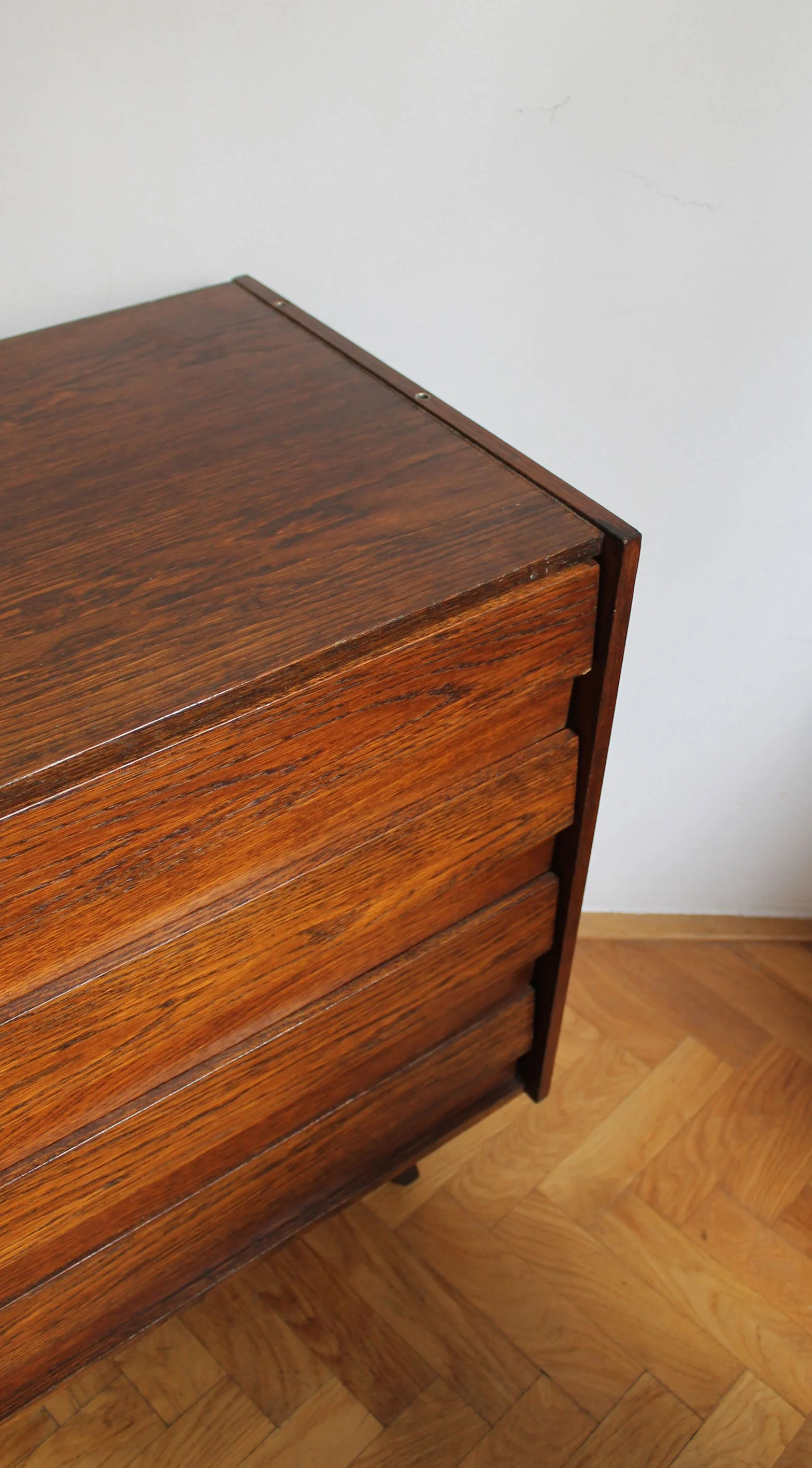 Detail of drawer handles and oak construction on U-458 sideboard.jpg