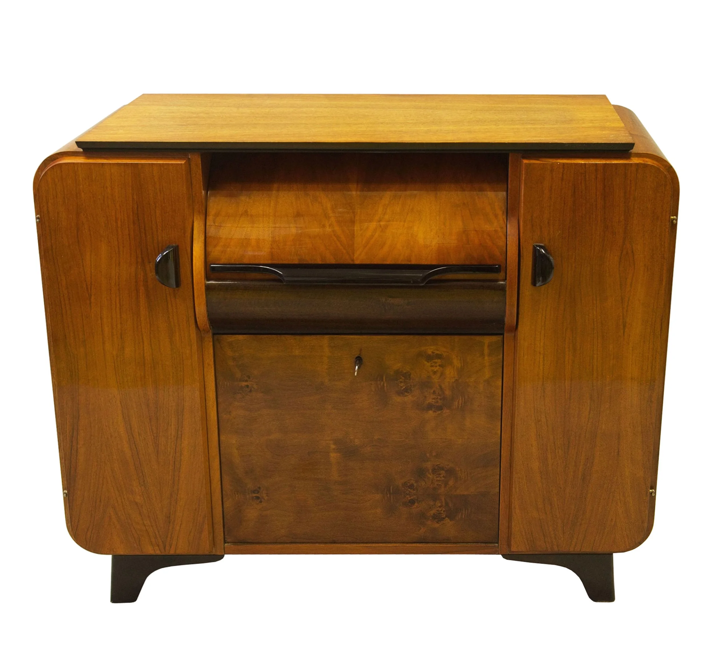 Mid-century record cabinet attributed to Jindřich Halabala, 1950s.jpg