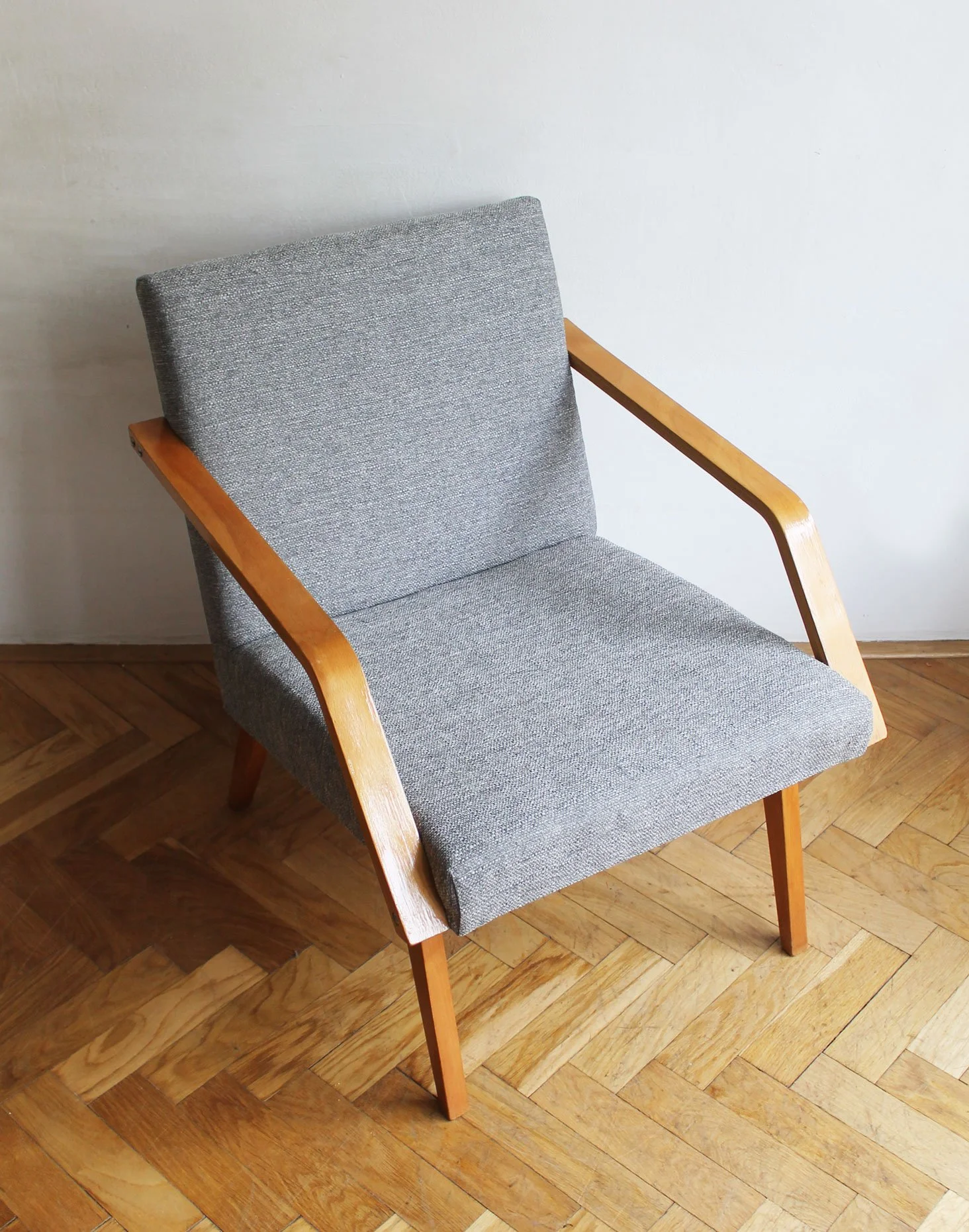 mid century modern armchairs restored wood and upholstery.jpg