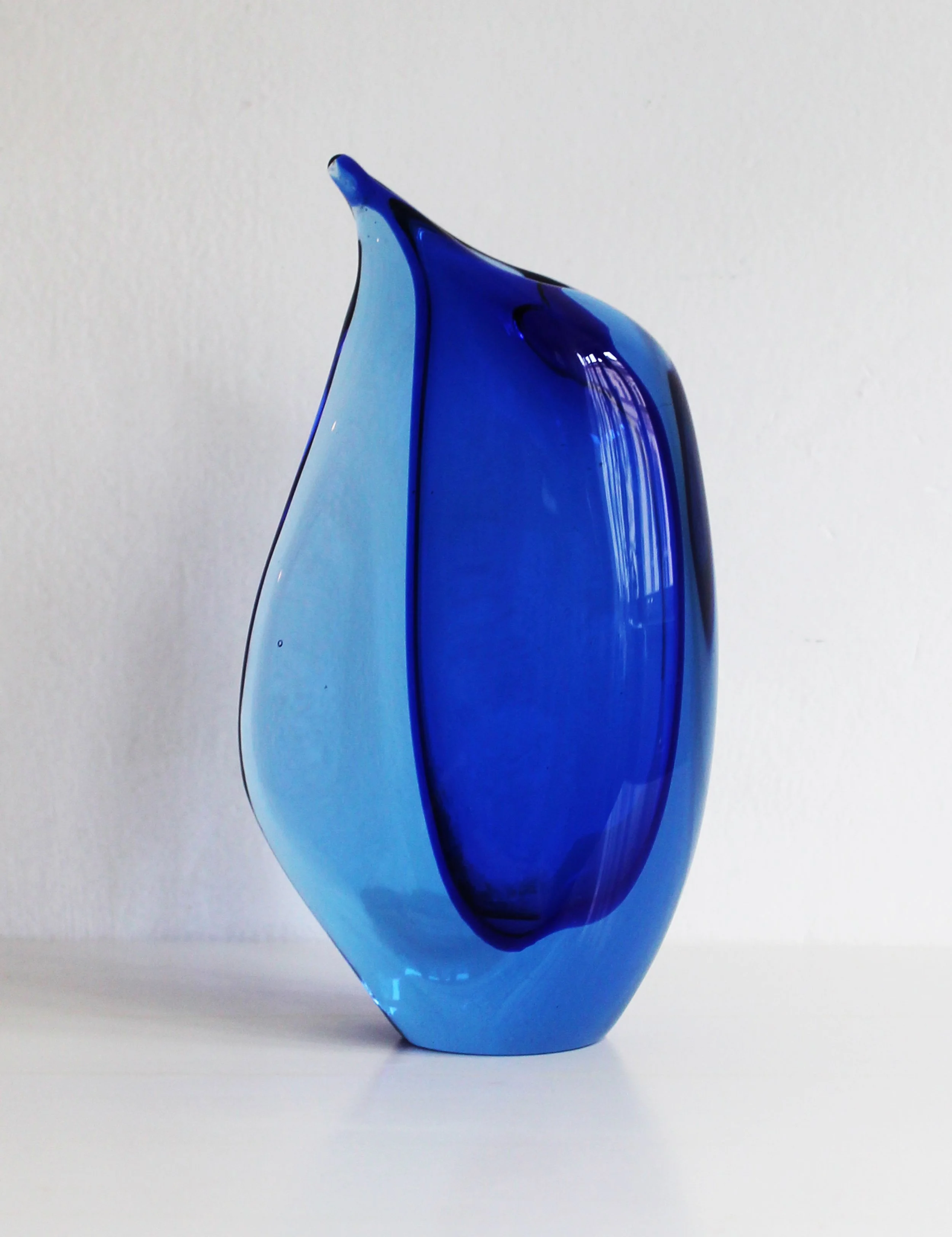 Organic sculptural Czech glass vase from the 1960s.jpg