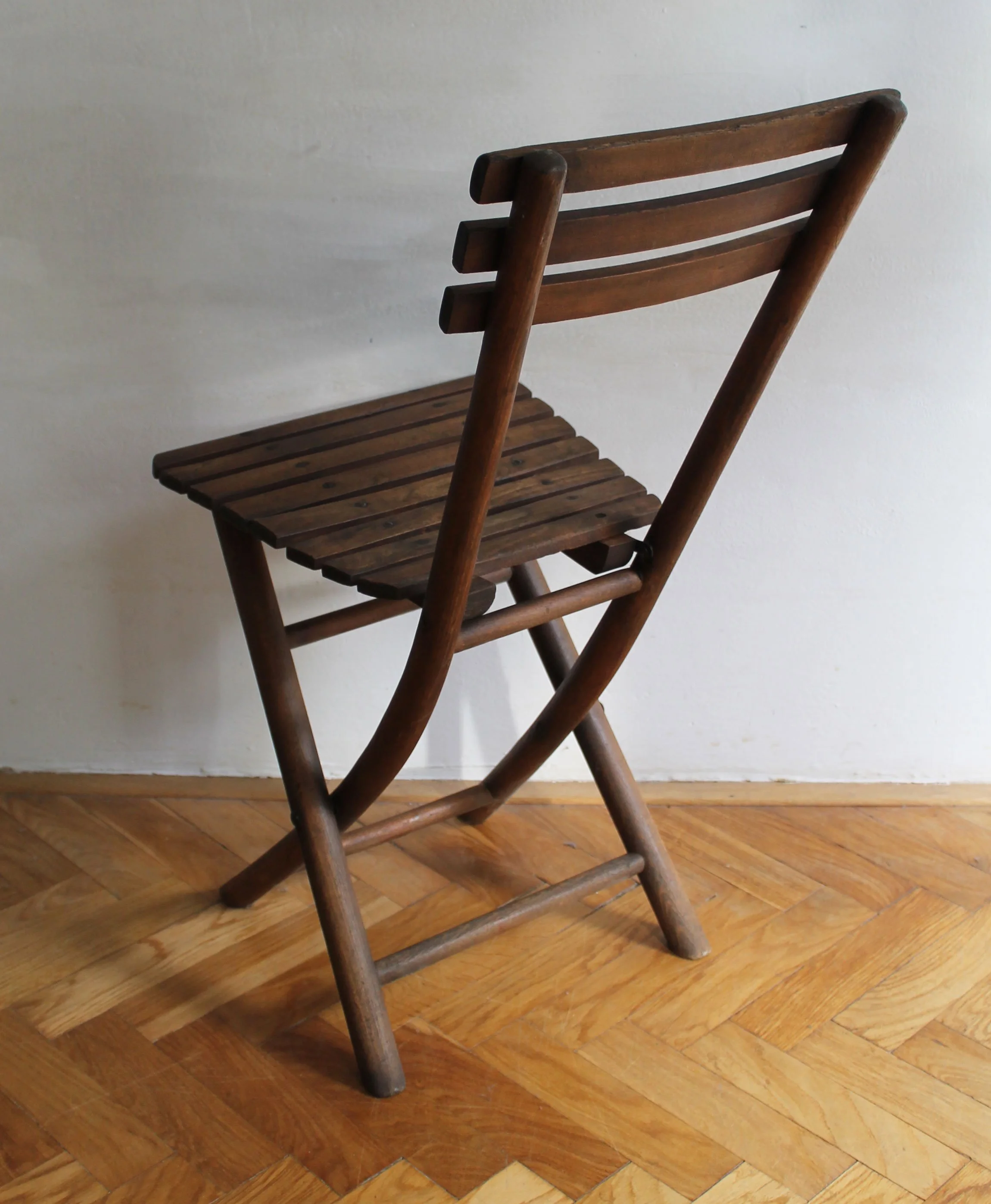 1920's Folding Garden Chair by Gebrüder Thonet