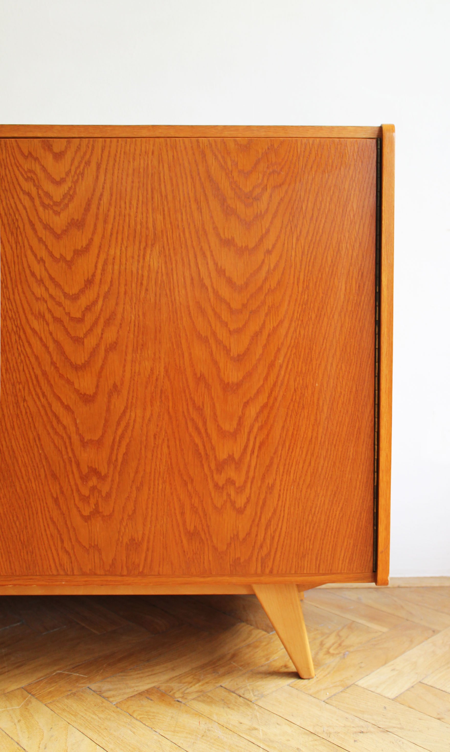 Original wooden exterior of Czech Mid-Century sideboard.jpg