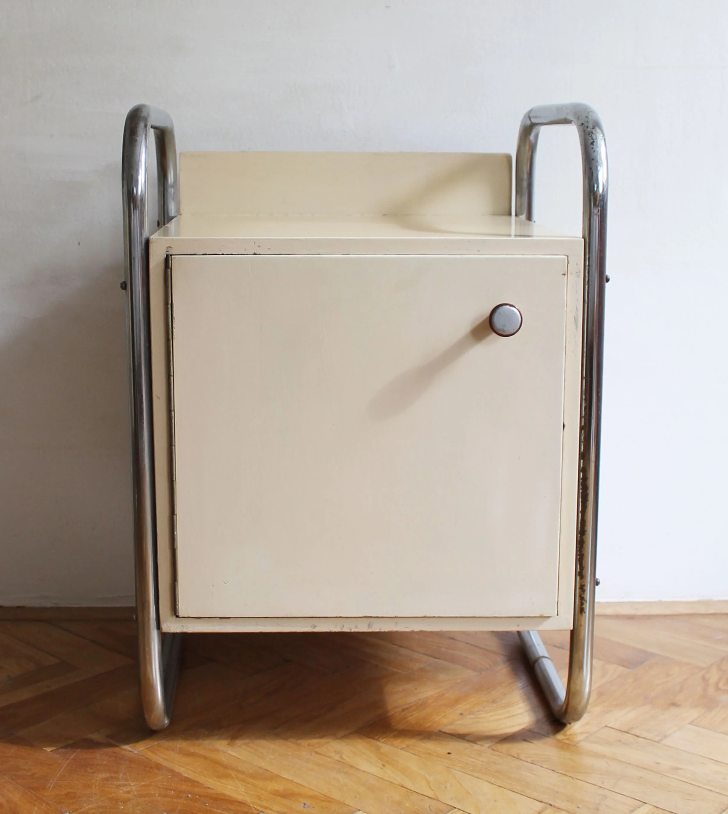 Pair of 1940's Modernist Bedside Tables by Slezak (Copy)