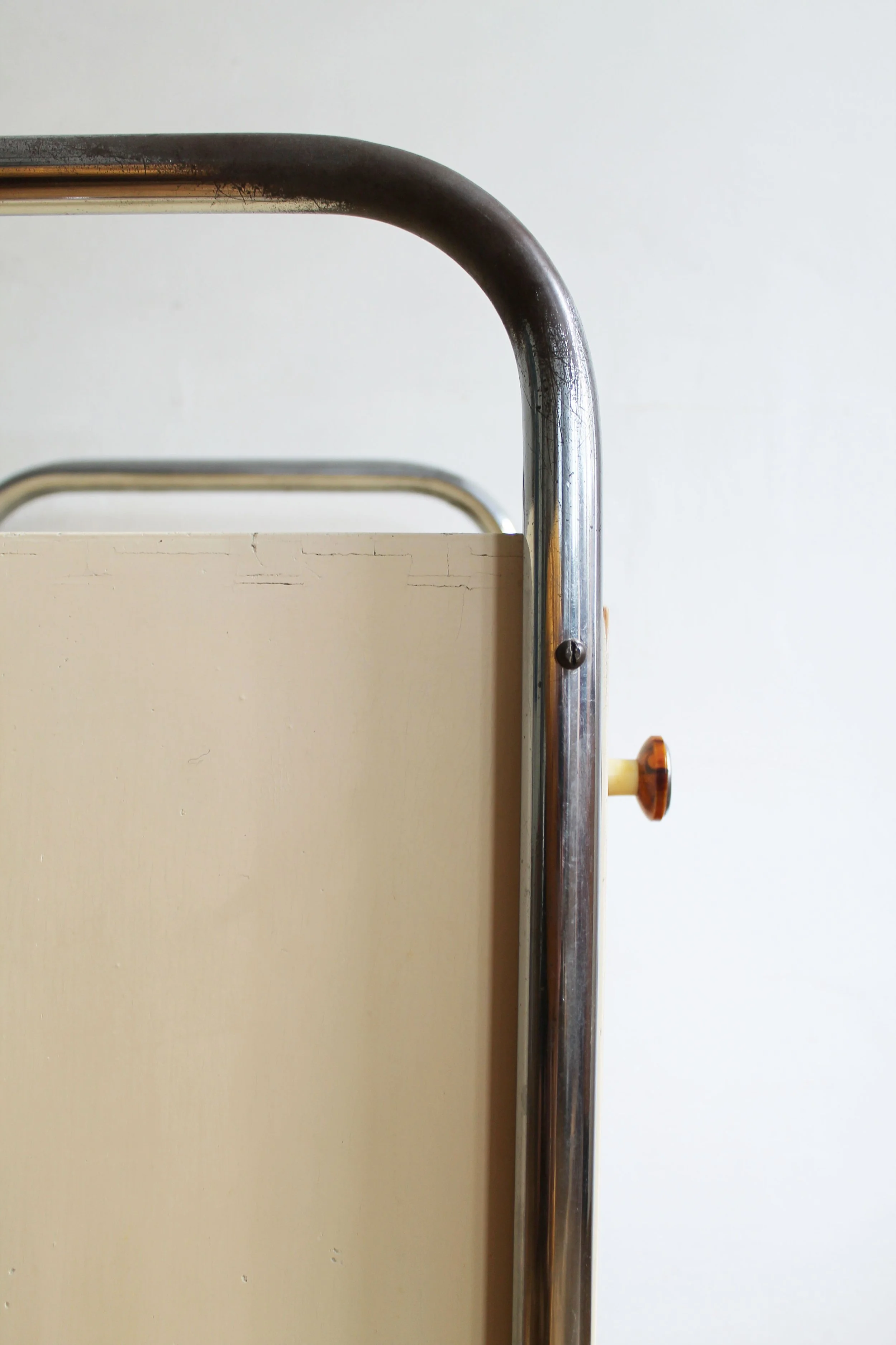 Pair of 1940's Modernist Bedside Tables by Slezak (Copy)