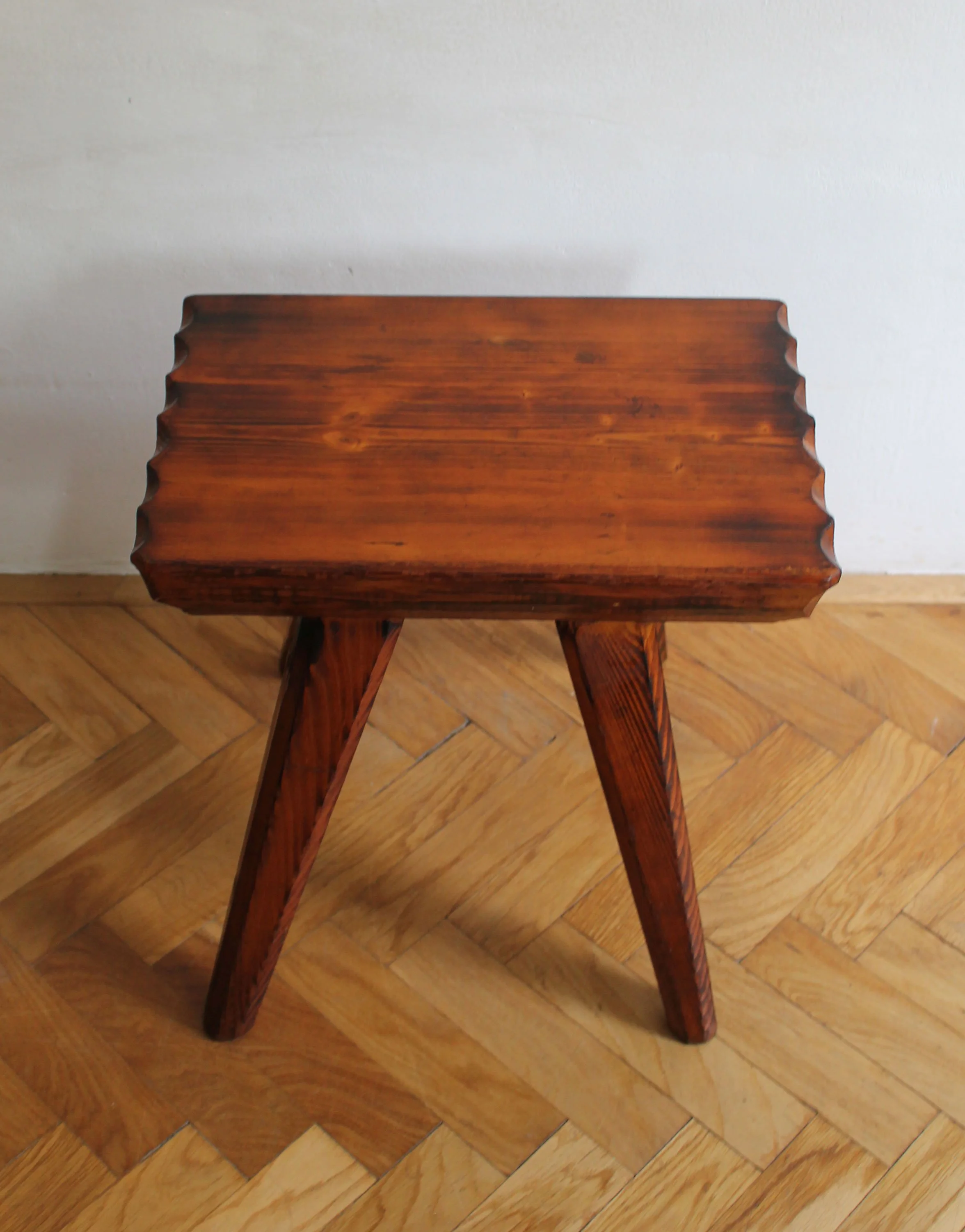 1970's Pair of solid oak stools (Copy)