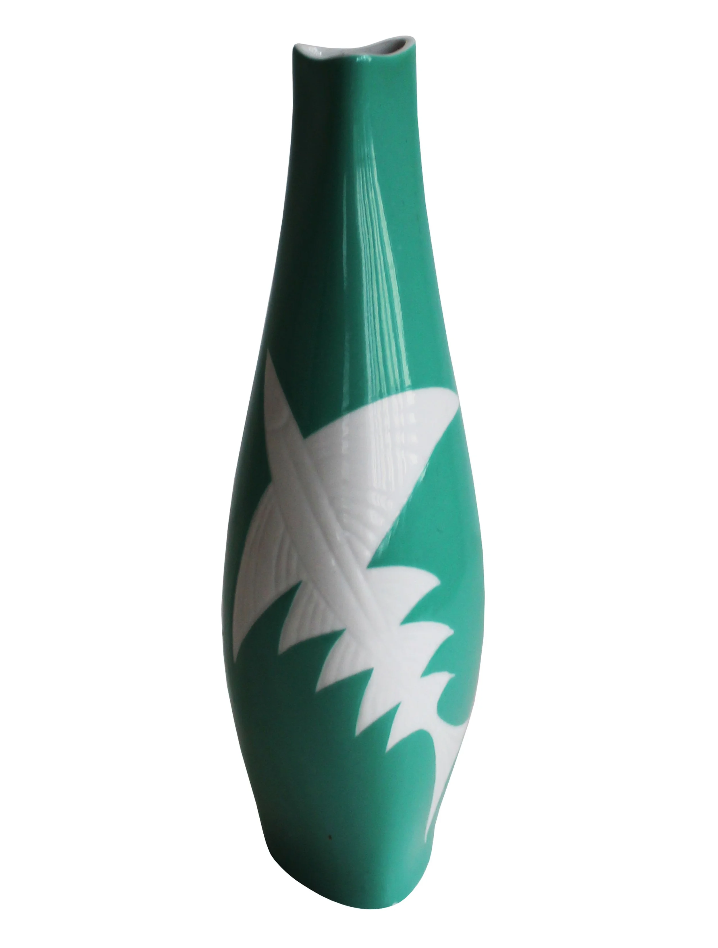 1960s green ceramic vase by Jaroslav Ježek for Royal Dux.jpg