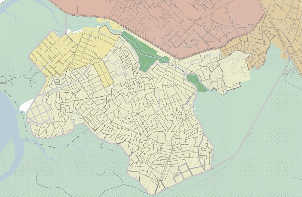 Mapa de zoneamento