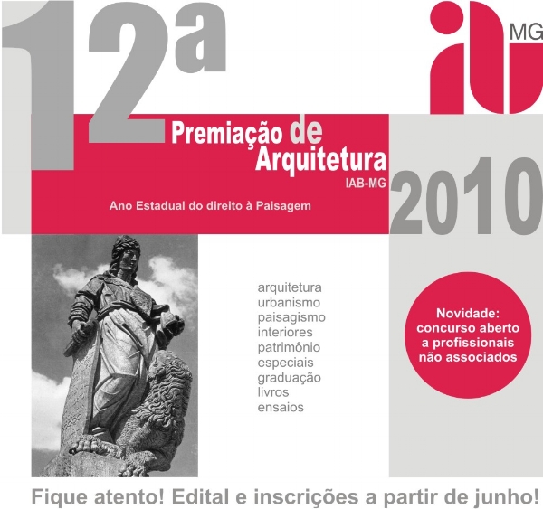 12ª PREMIAÇÃO IAB MG Horizontes Arquitetura e Urbanismo