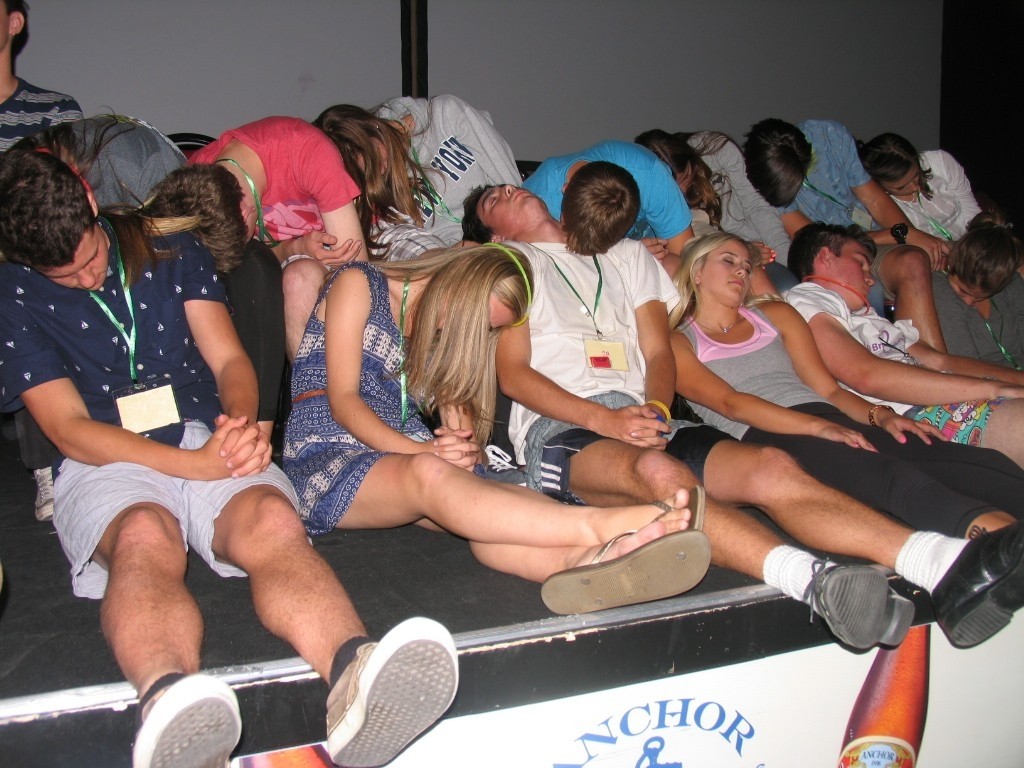 Hypnotized students from Rio Americano High