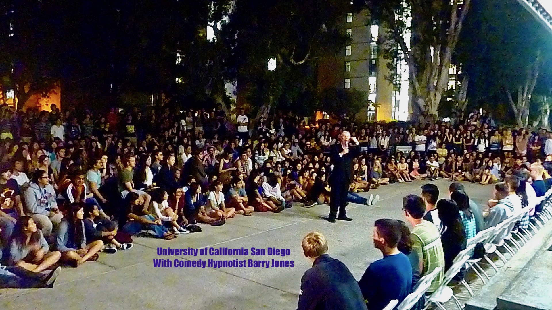 University California  San Diego with hypnotist 