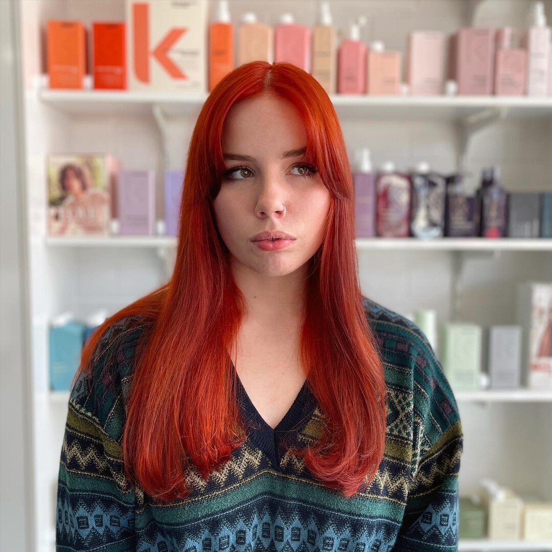 &bull;TRANSFORMATION&bull;

A full head of lightening to transform this brunette into a redhead! How well does this colour suit 😍 swipe for before ✨✨

#hairbycooperandco #armidalesalon #hairtransformation #redhead