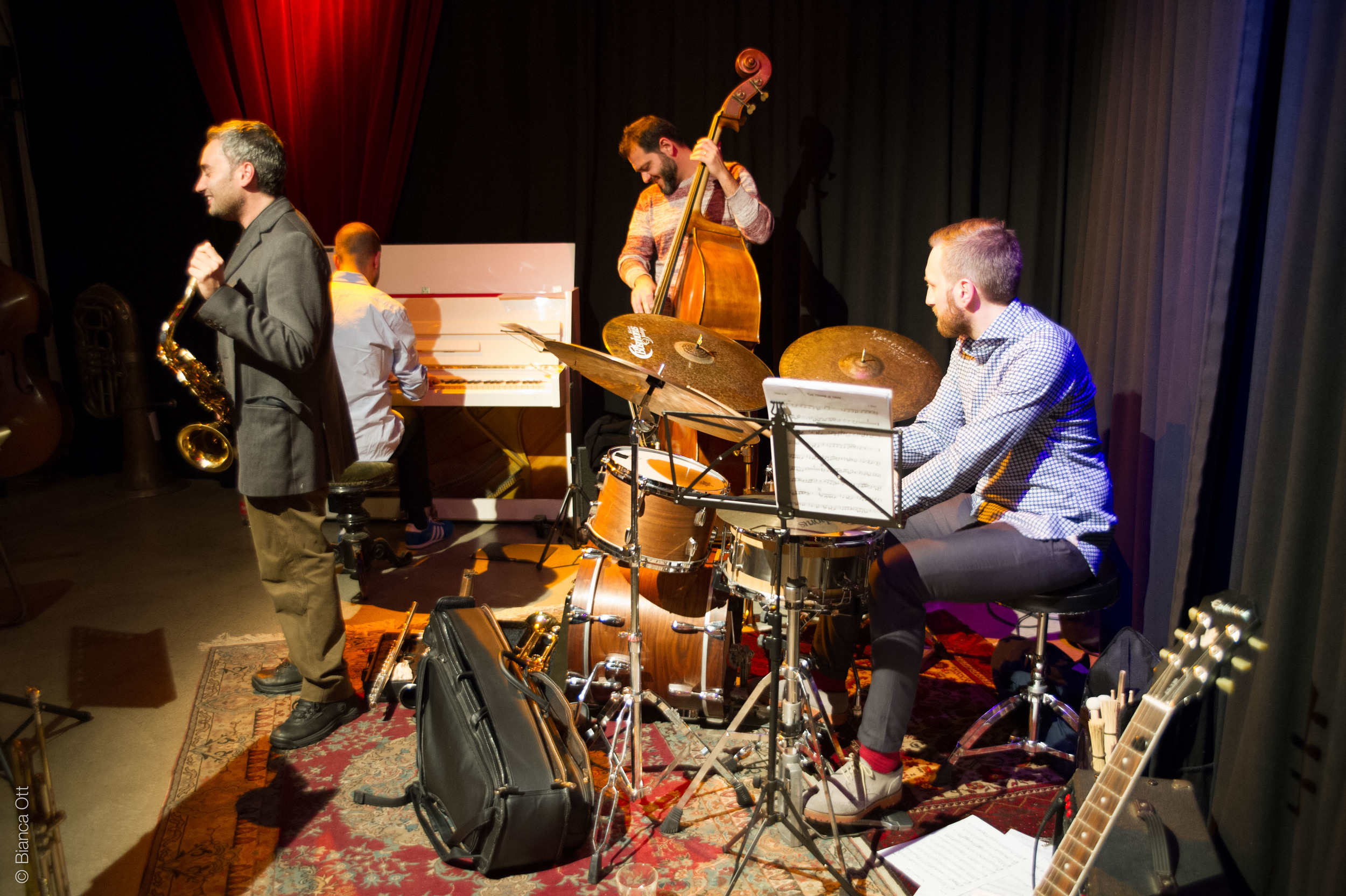 Mit Attilio Troiano (sax), Simone Bollini (p) und Giuseppe Venezia (b), switalo jazz 2015