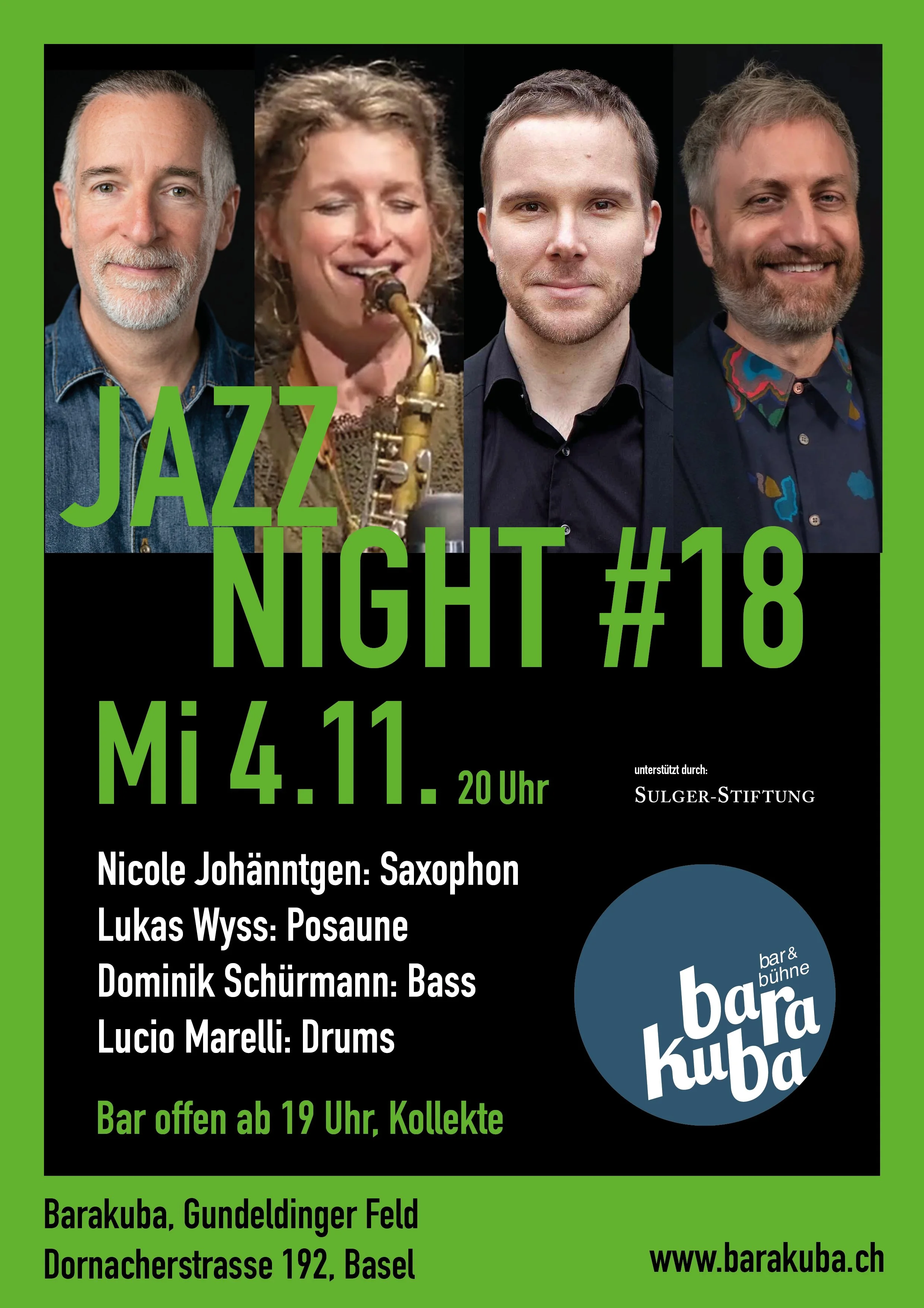 Barakuba Jaznight #18 feat. Nicole Johänntgen
