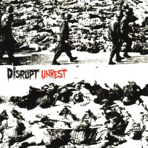 Massachusetts hardcore inspired grind? Not really any neat box that you can stick these guys into. More on the punk/grind spectrum than metal, but categories aside, Disrupt’s only album Unrest is a catchy, angry, violent tirade against corporate America, vivisection, organized religion and that’s just the beginning. Enjoy a crusty magnifying glass on America. Unrest.