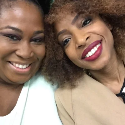  My friend Tracy and me - ready to roll! 