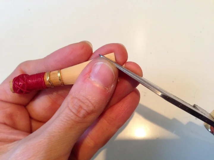 Blending the tip in the left quadrant