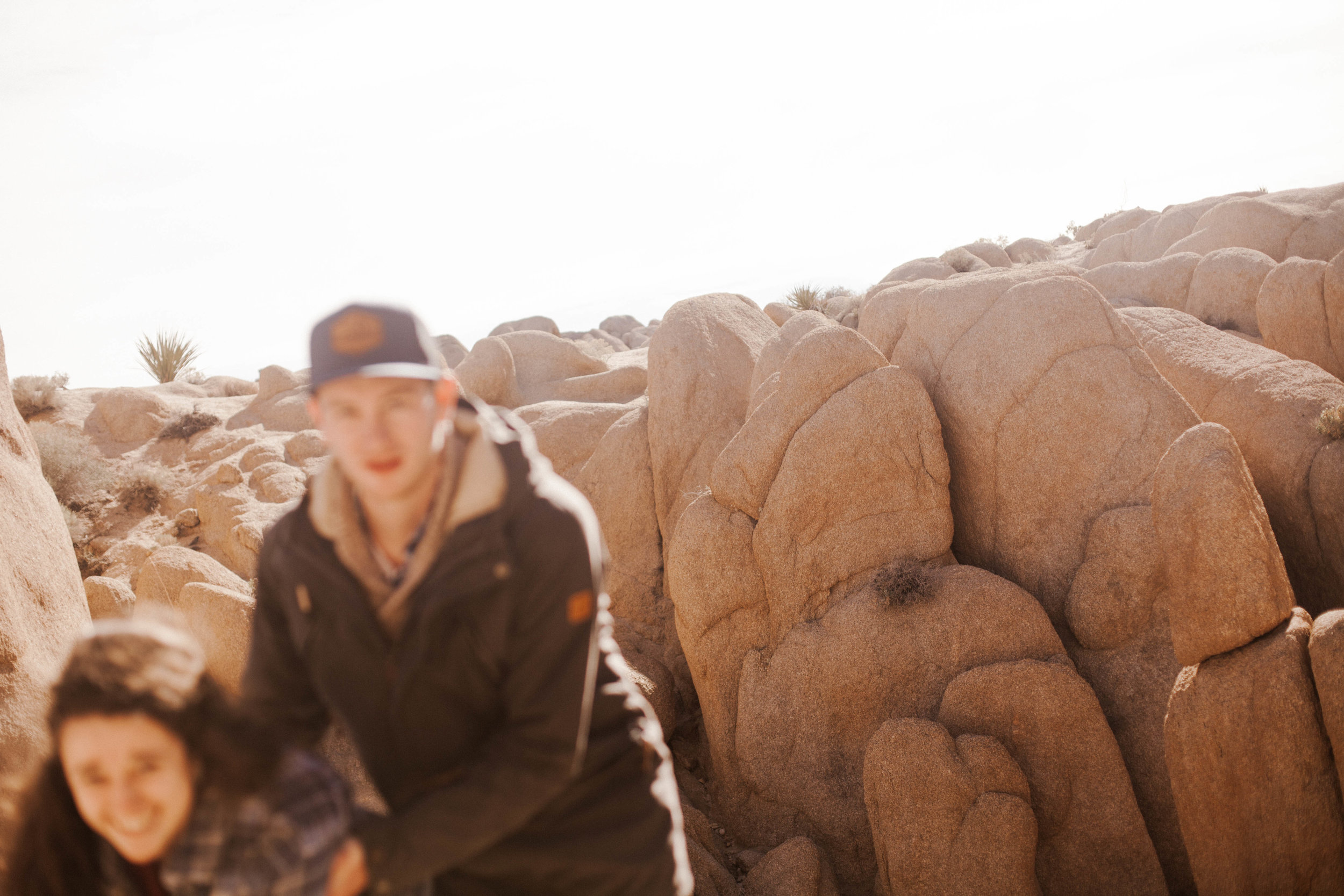 we tried to take a self-portrait with the camera on a timer, set on a rock, but we had a few malfunctions... including me almost tumbling backwards down a ravine because i misjudged how difficult it would be to scramble from where i set the camera to where Josh was standing. so here's the result - we didn't retake it. 