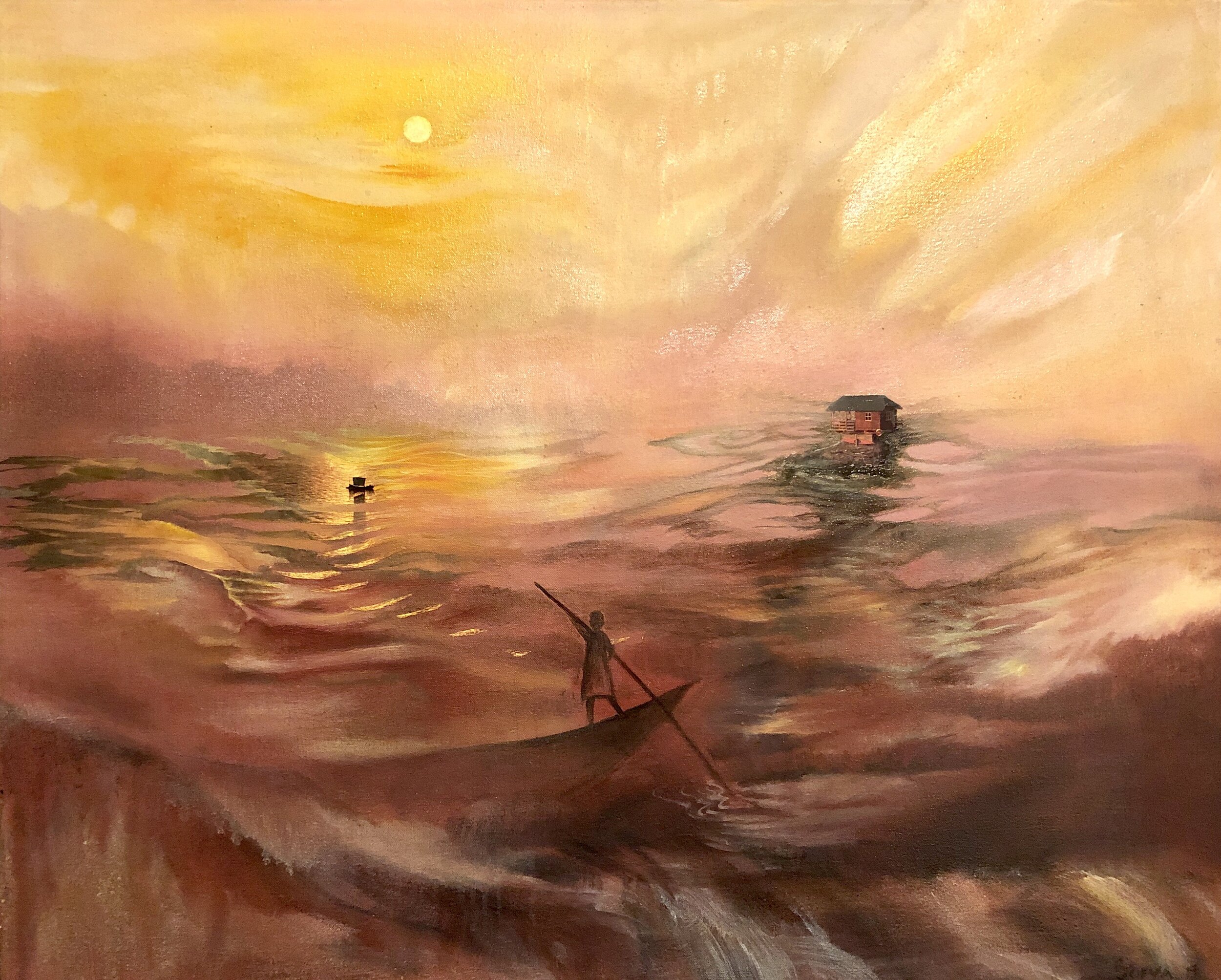 Sands of Time, Original Oil Painting