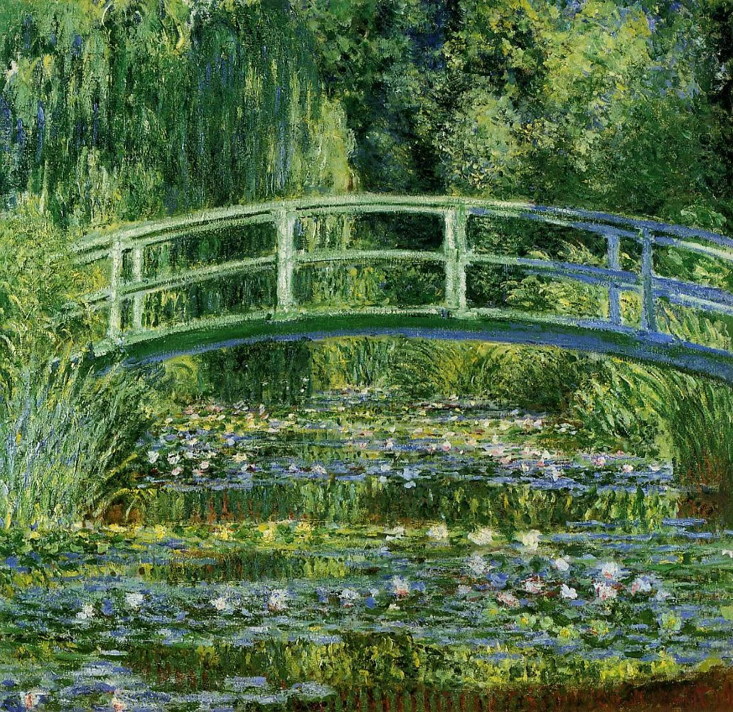 Monet Water Lilies and Japanese Bridge