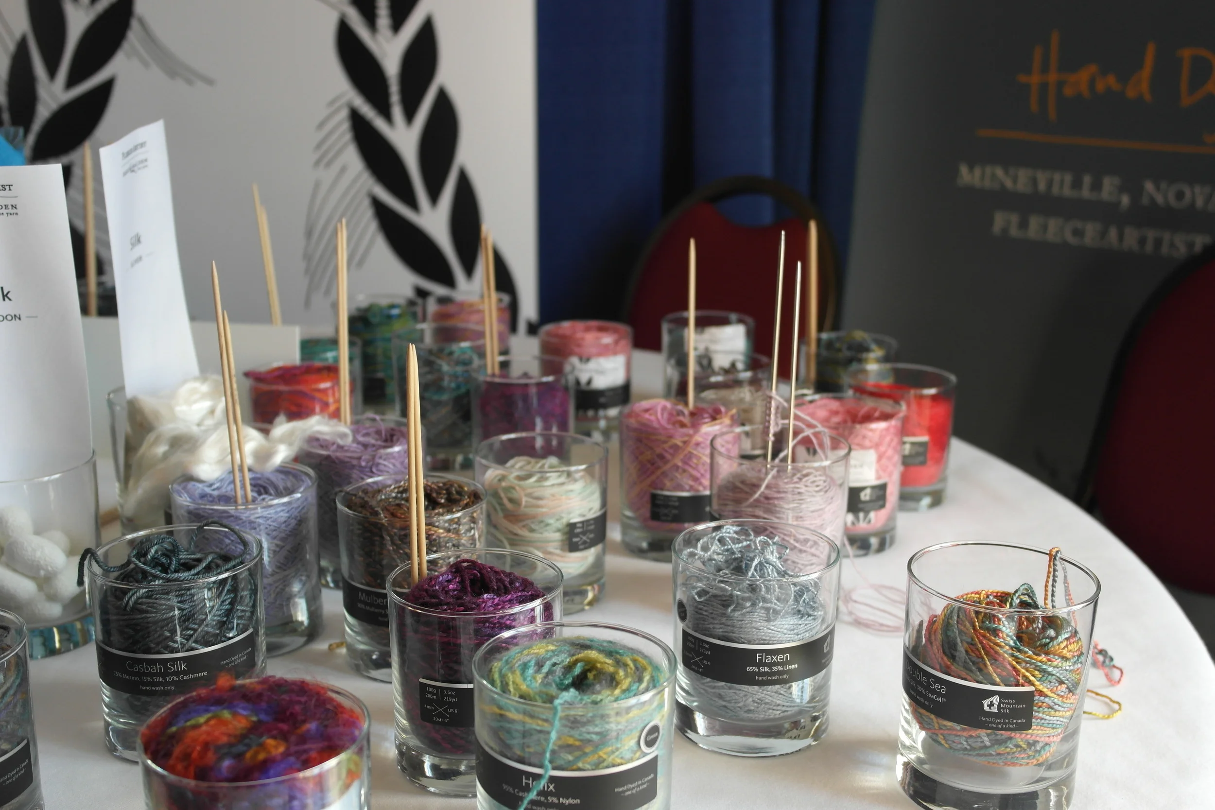 Fleece Artist / Hand Maiden Yarn Tasting