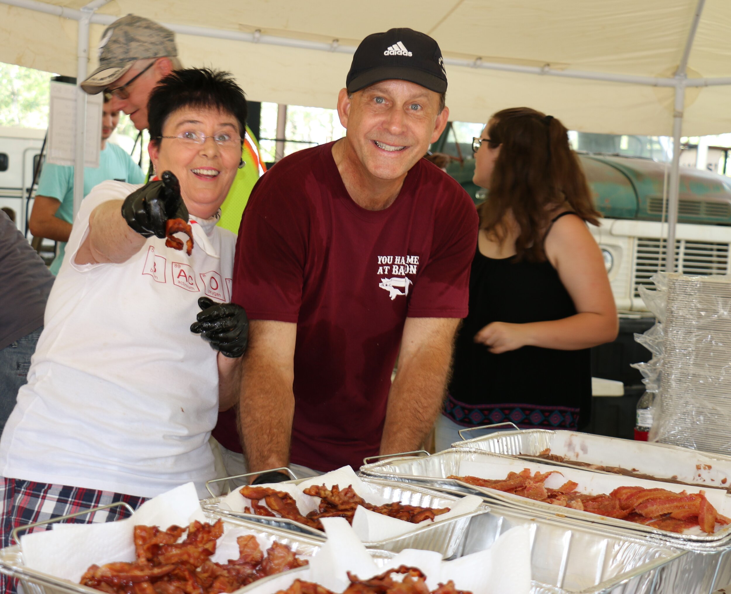 L. Festival Staff Bonnie R. Charlie Overby Owner of Old Homestead Farm.JPG