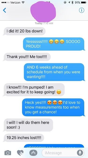 Testimonials — Strong with Sarah - Online Weight Loss Coach