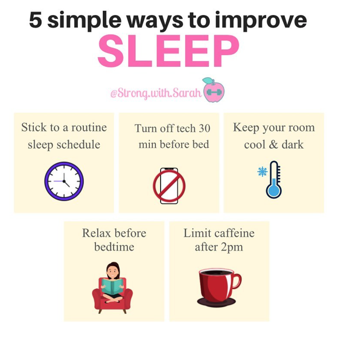 5 Simple Ways to Improve Sleep