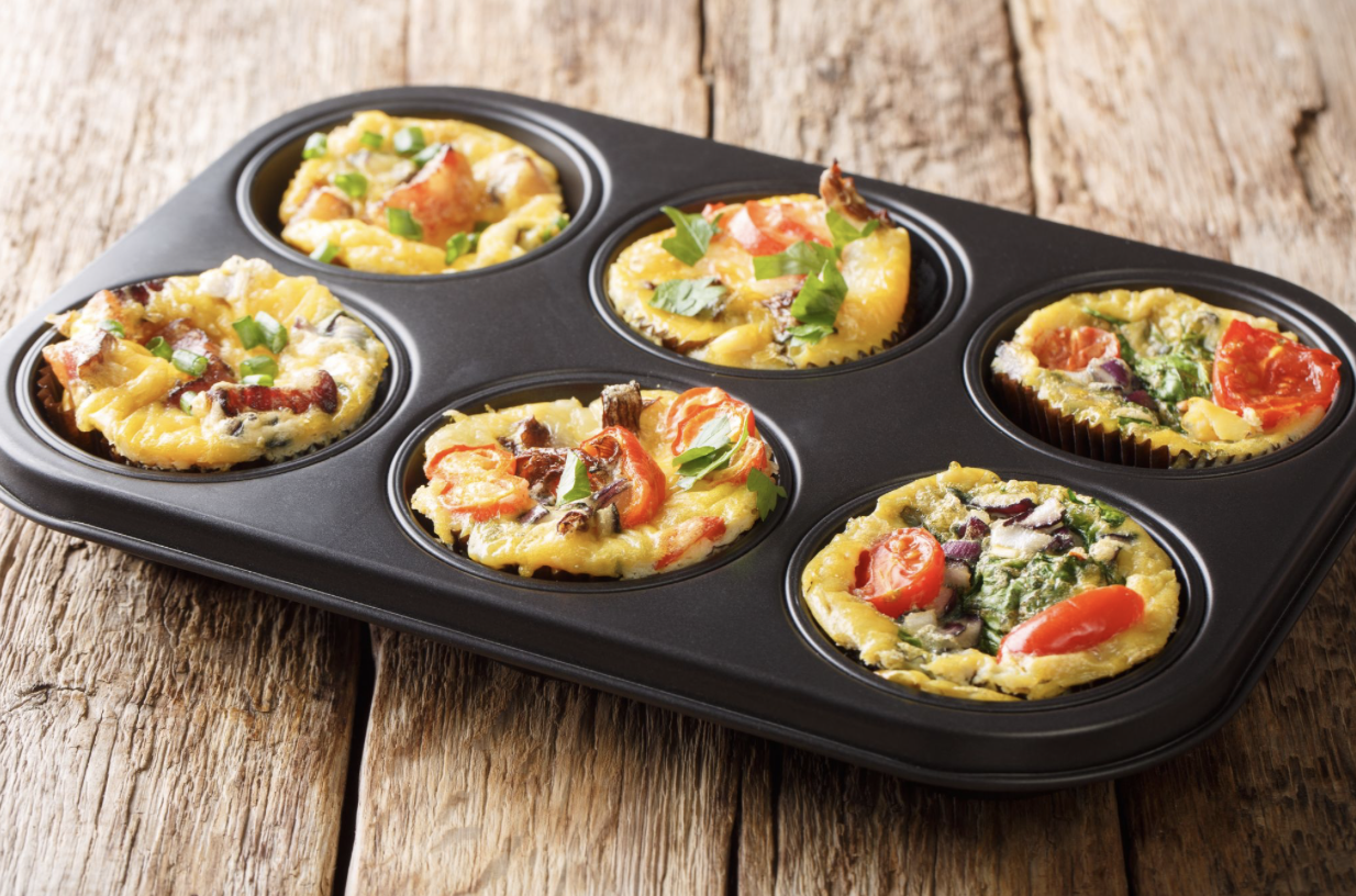 on-the-go breakfast egg muffin cups