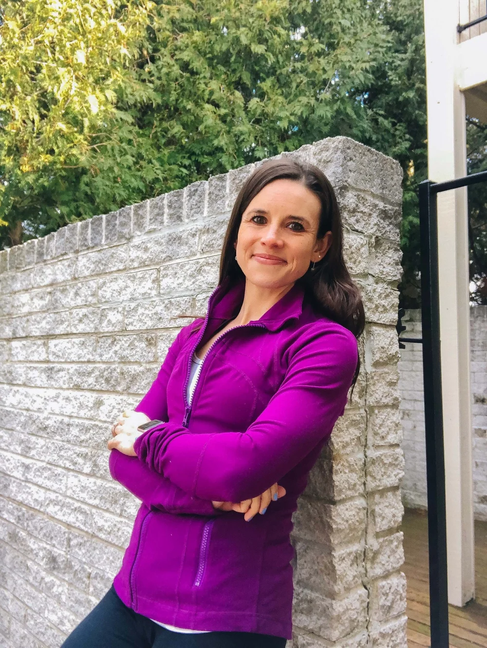 Sarah Pelc Graca, NBC-HWC board-certified health coach and founder of Strong with Sarah