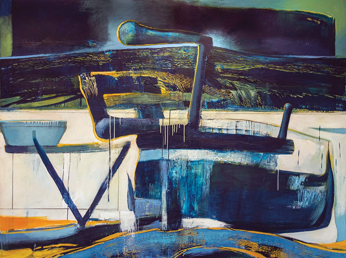 Third World, 72" x 96", acrylic on canvas