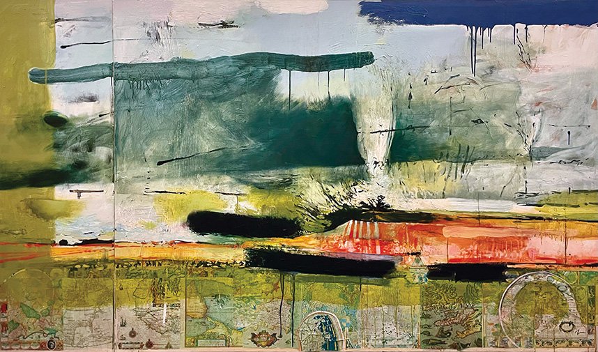 The Land: Exploitation, 72" x 96", acrylic on canvas