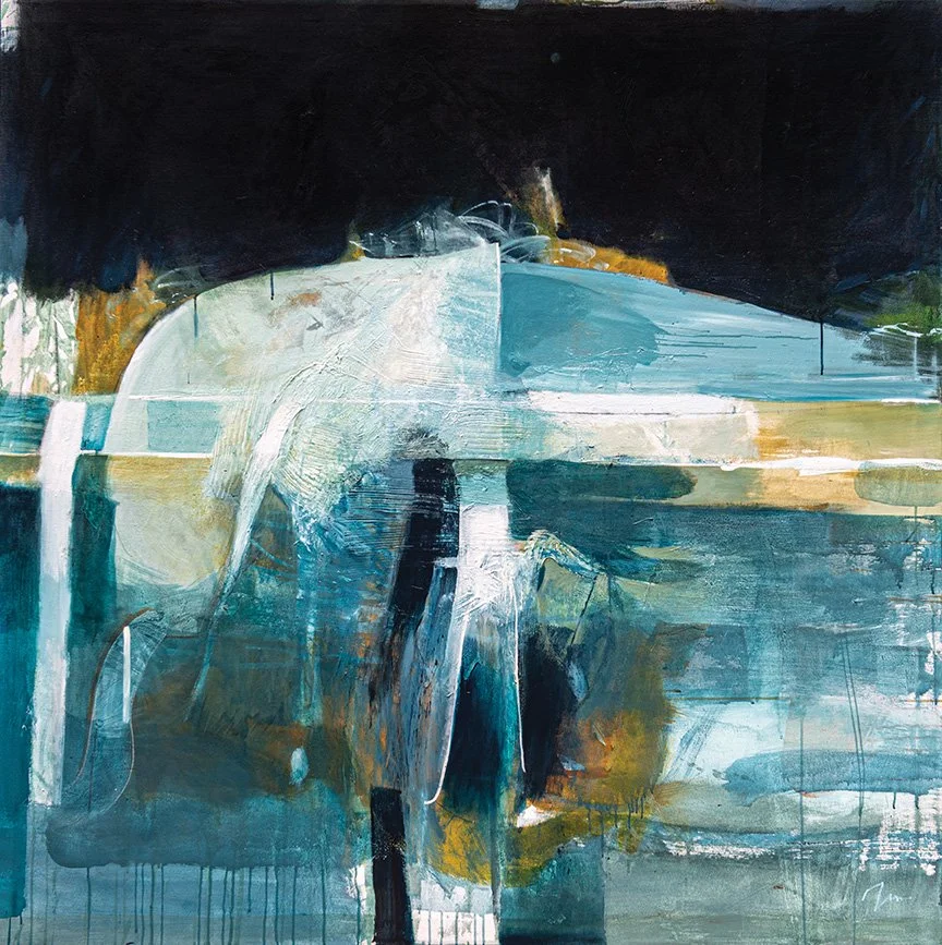 The Approach, 72" x 72", acrylic on canvas