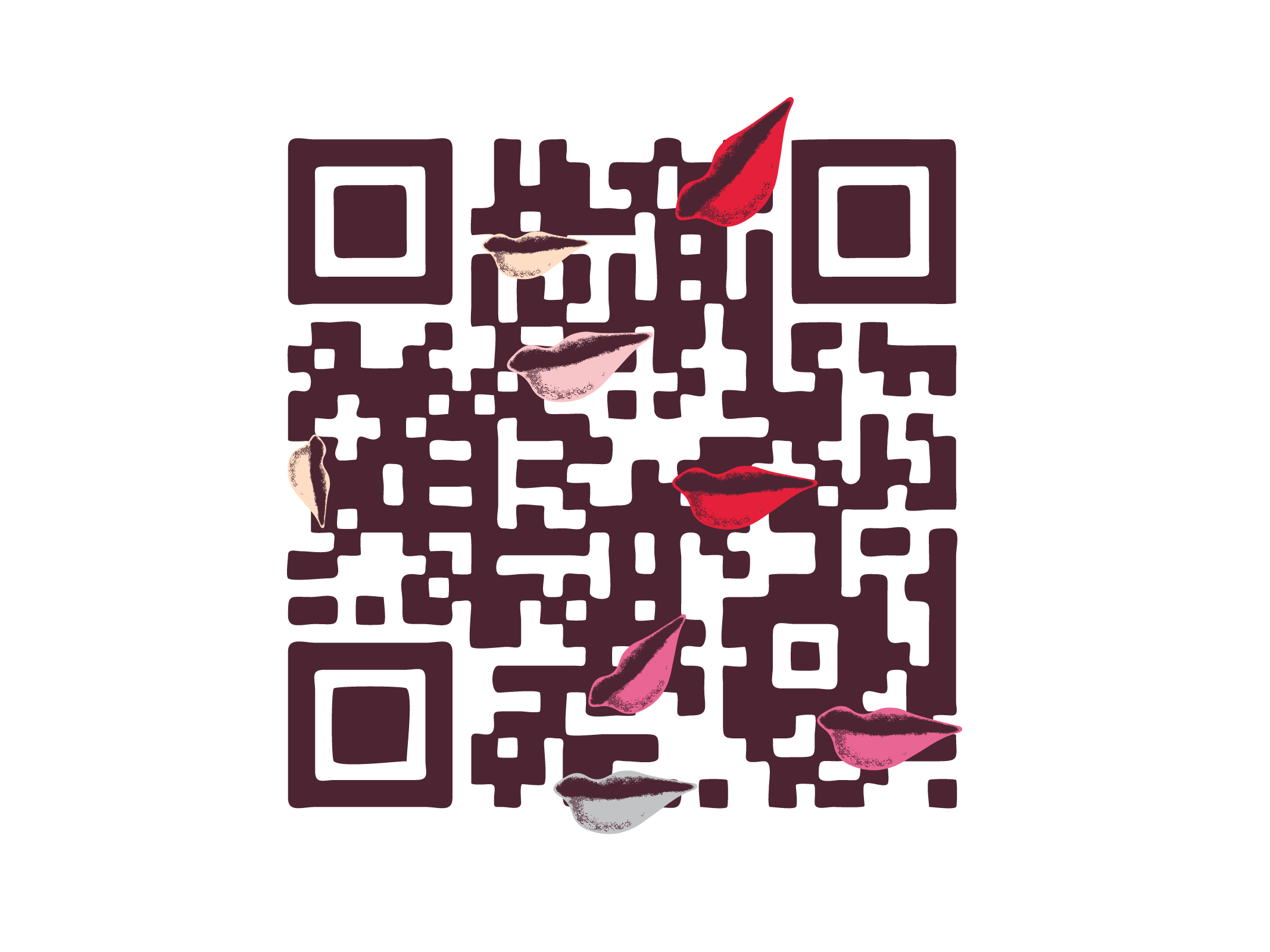 Custom QR code for the launch of home on the DVF website.