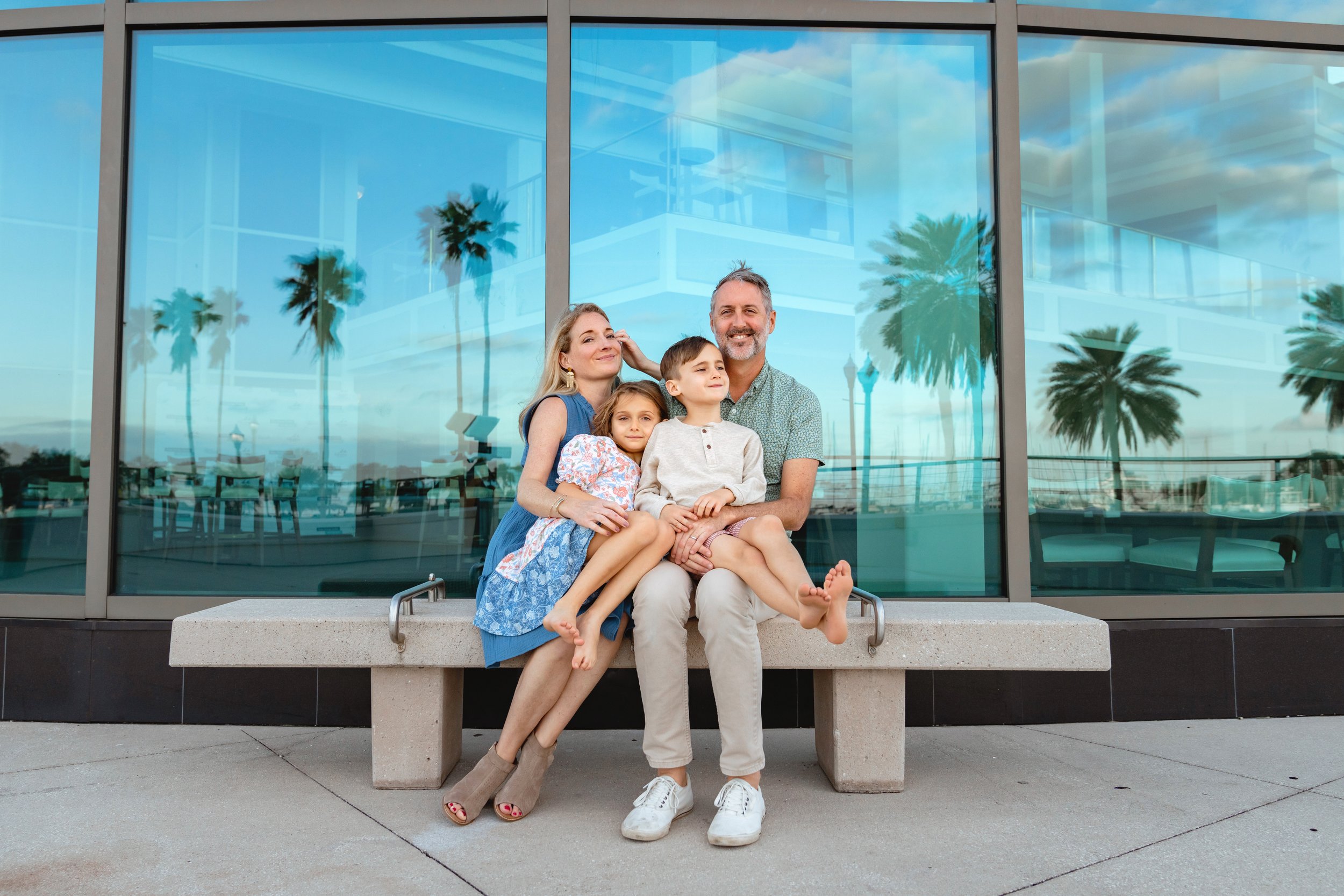  family sits for professional photos in st pete 