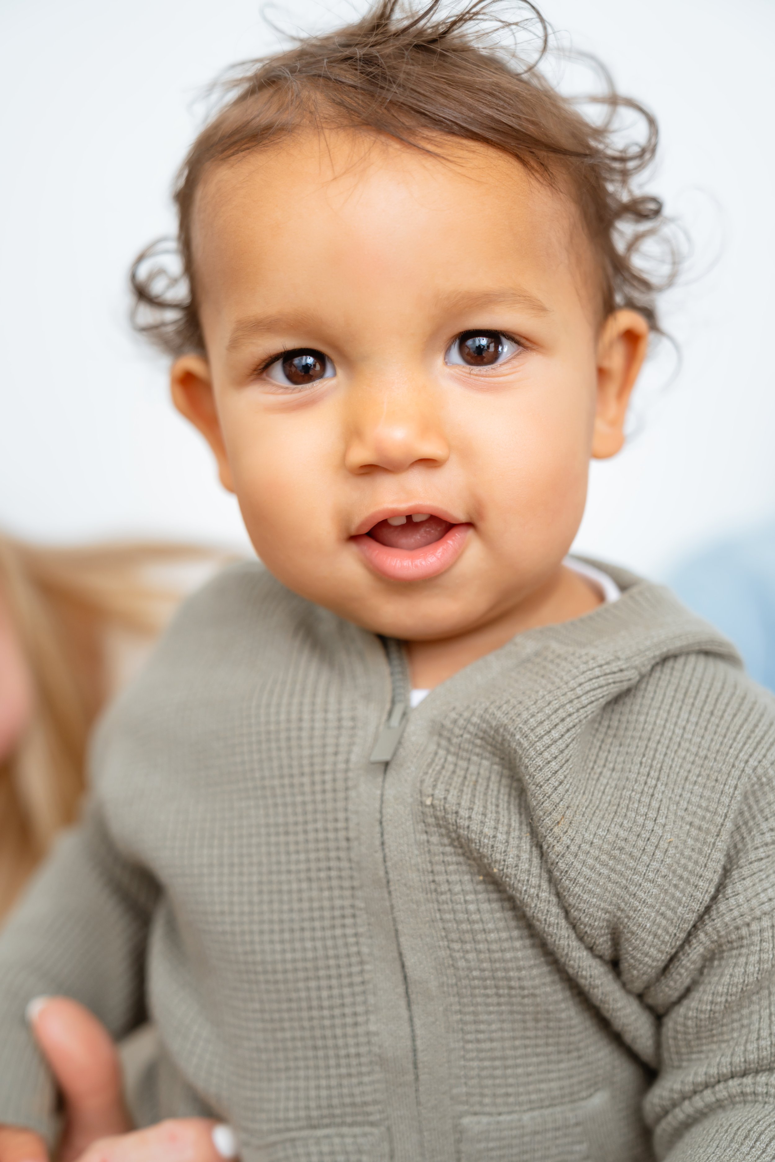 professional portrait of a baby at tampa photography studio