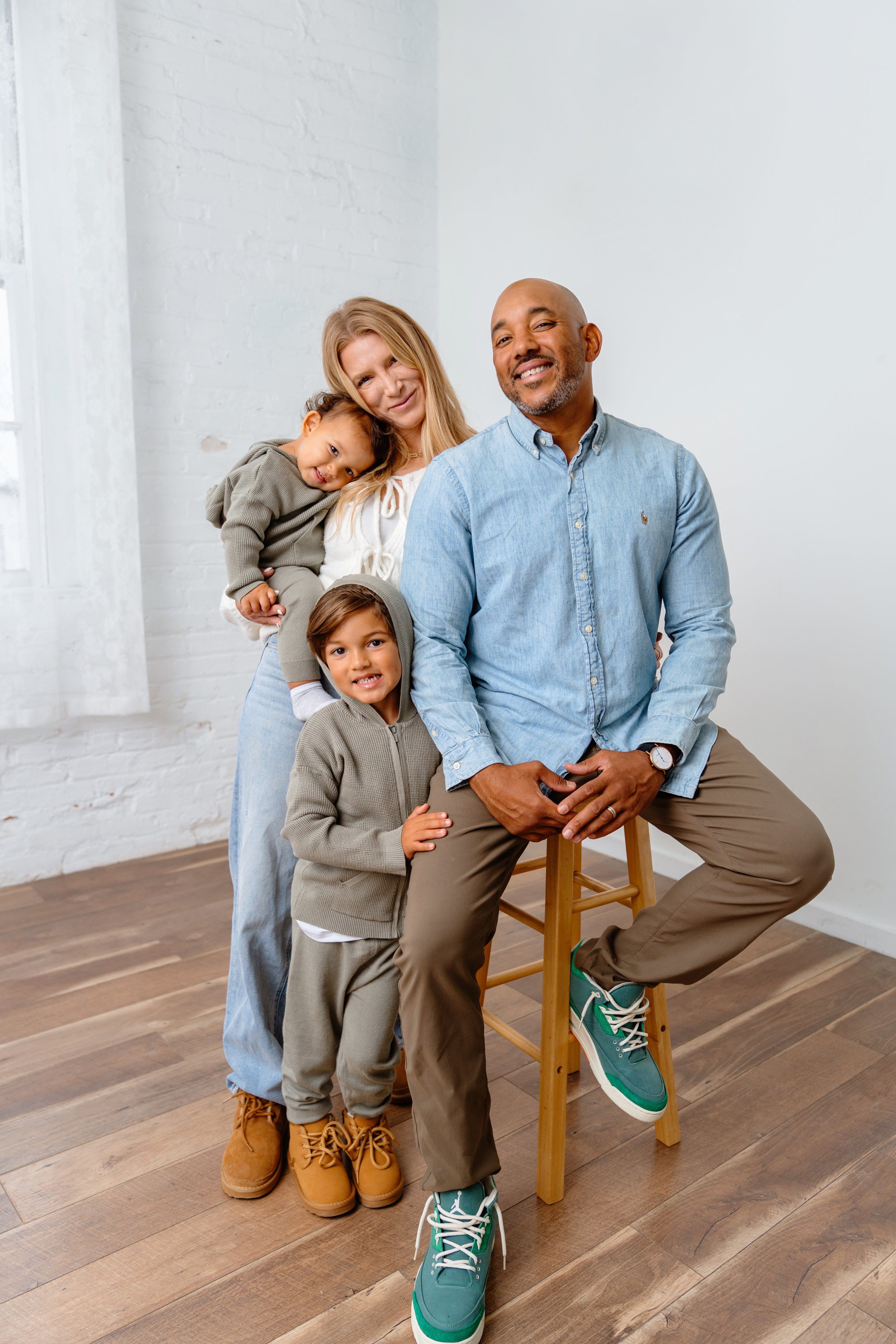 professional family photography in Tampa studio