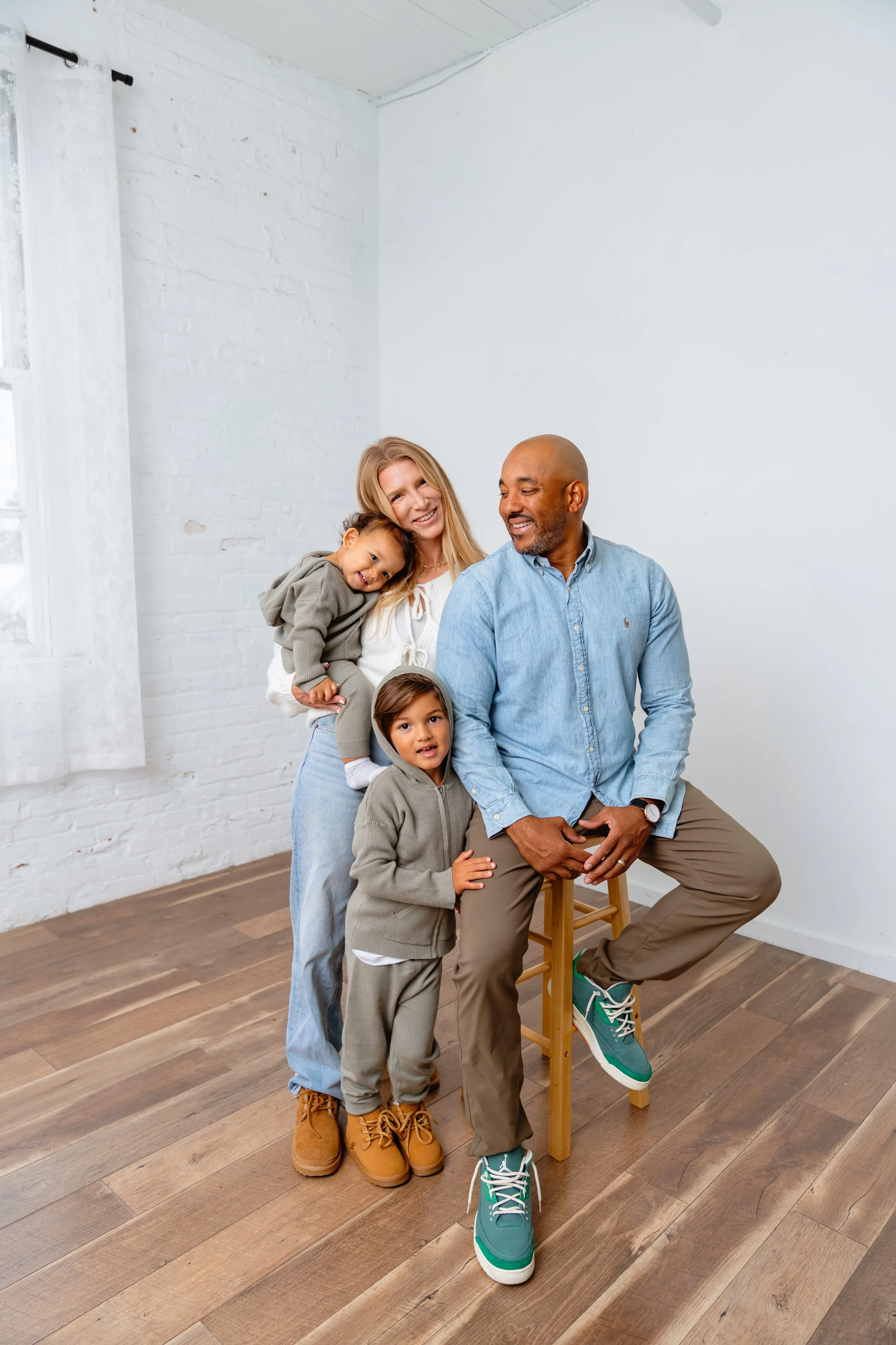 professional family photos in Tampa studio