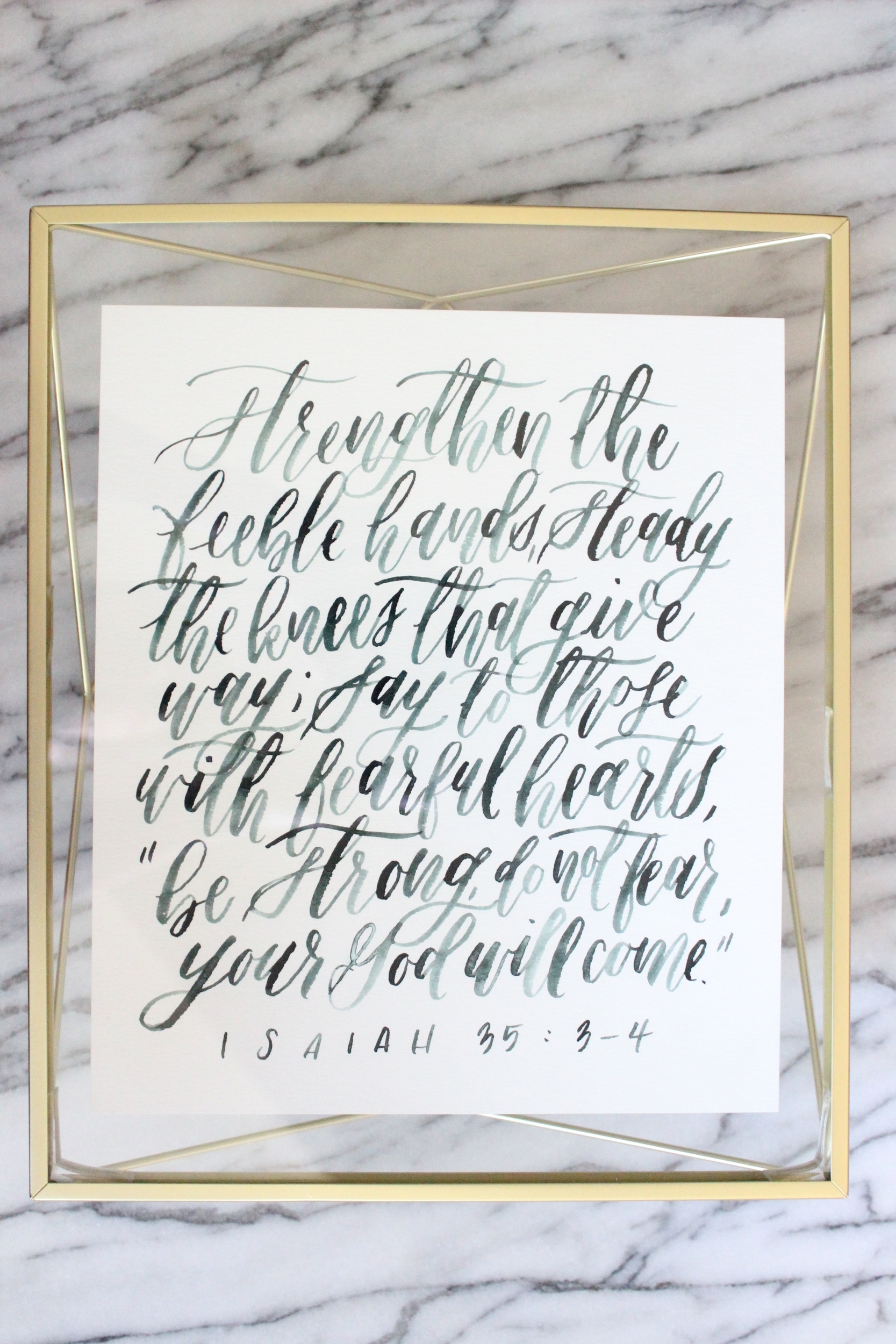 Miranda Writes | Custom Art - Bible Verse