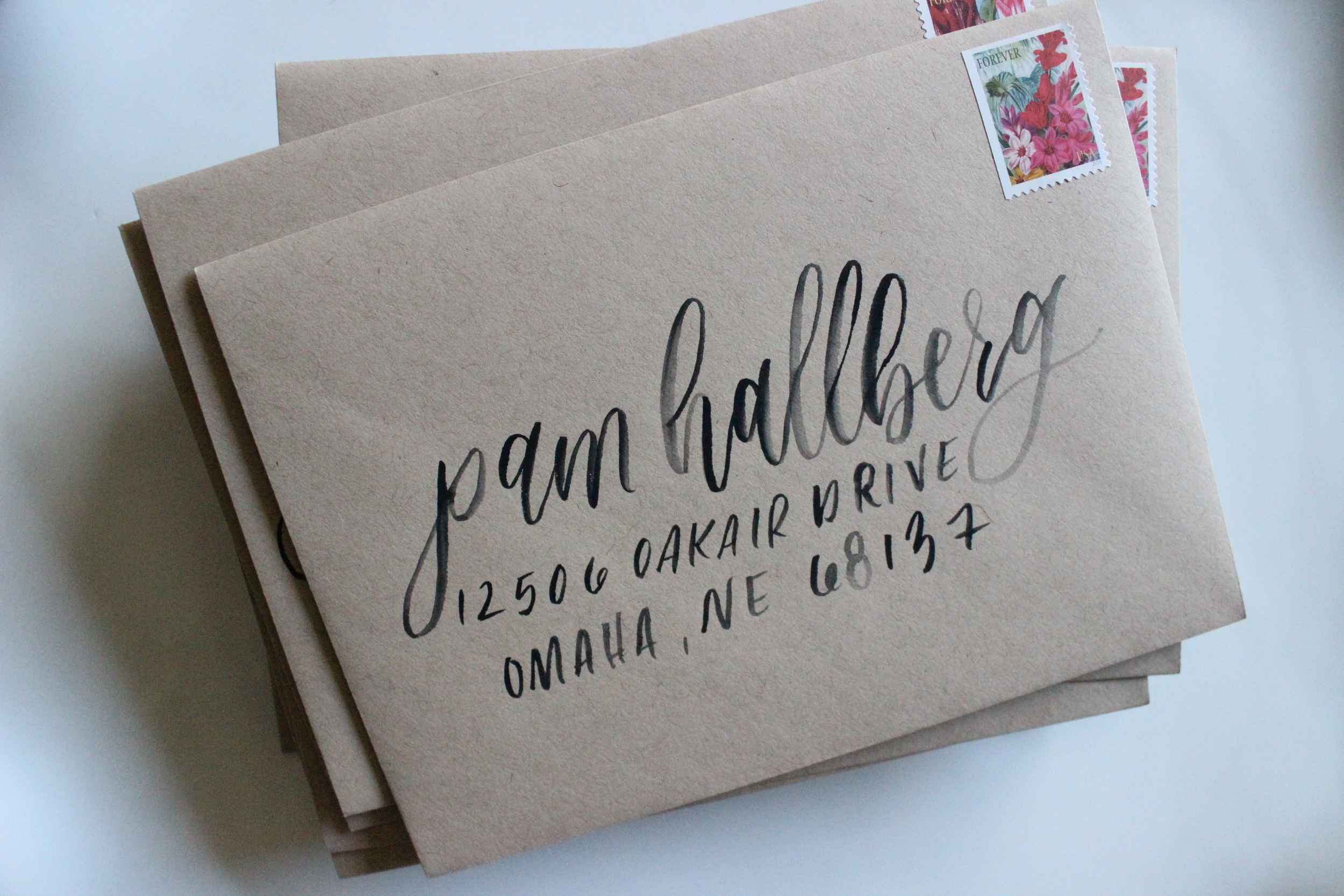 Kraft Envelopes with Black Ink