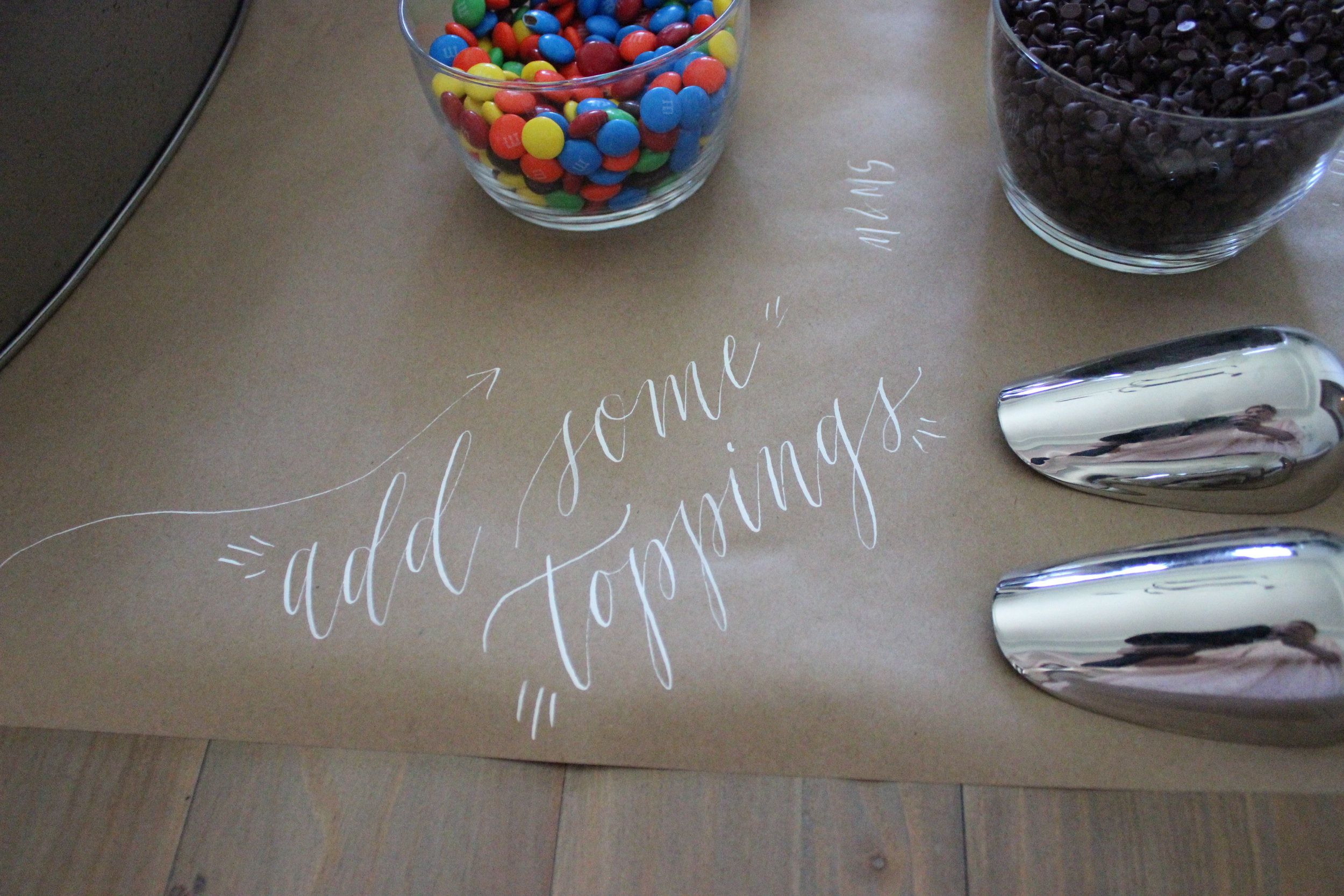 Ice Cream Sundae Bar | Miranda Writes | Housewarming Party Ideas