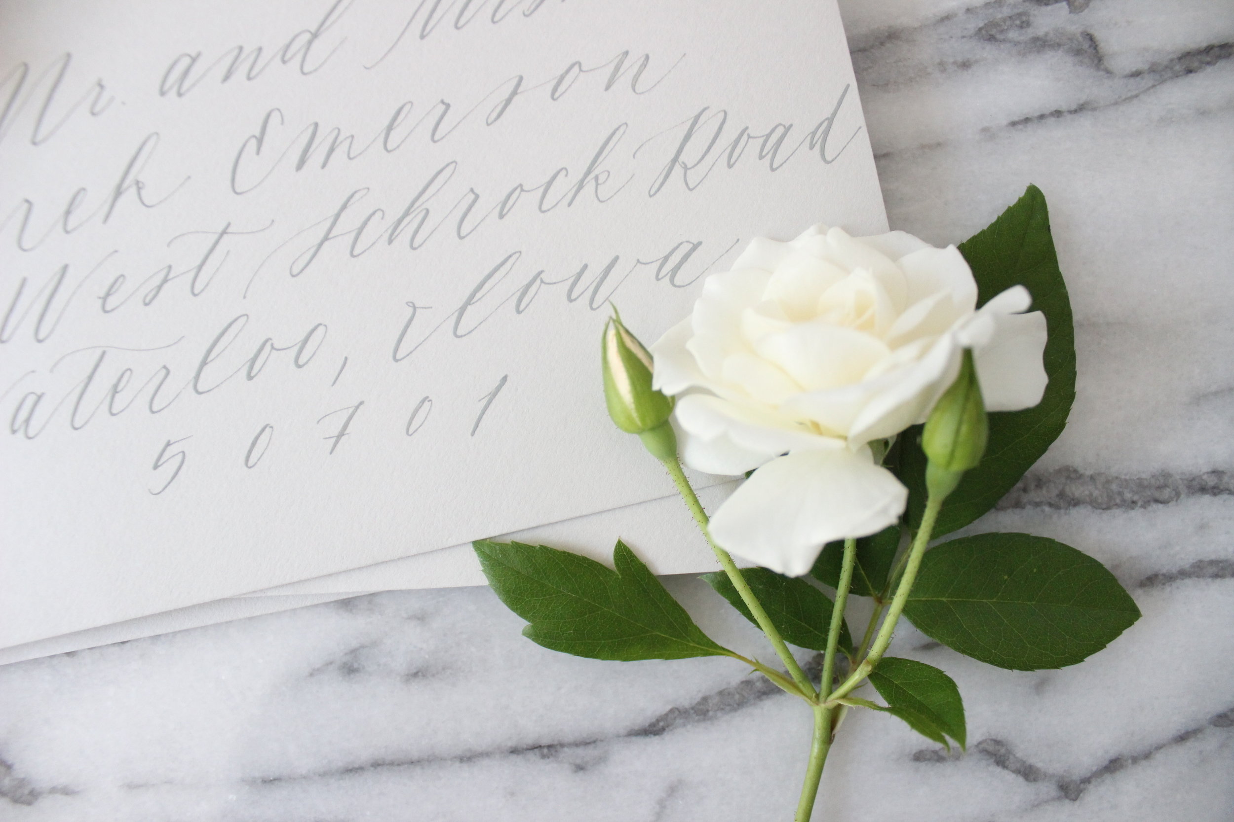 Miranda Writes | modern calligraphy + wedding invitations