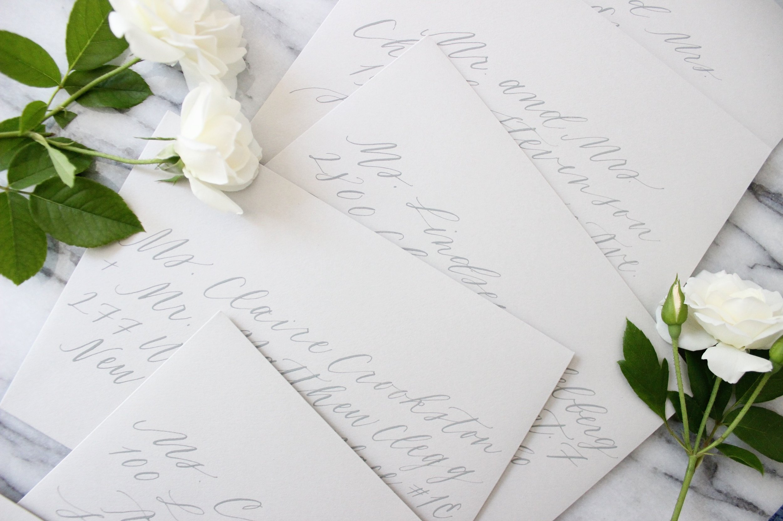 Miranda Writes | modern calligraphy + wedding invitations