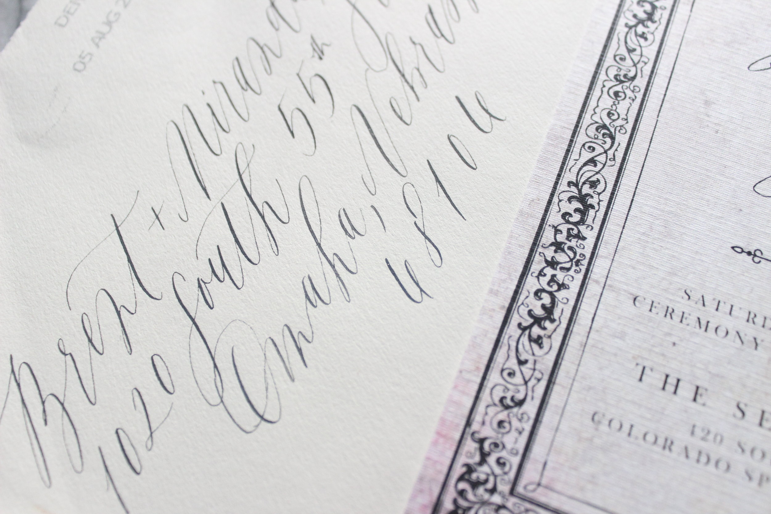 Miranda Writes | Vintage-Inspired Wedding Invitations | Modern Calligraphy