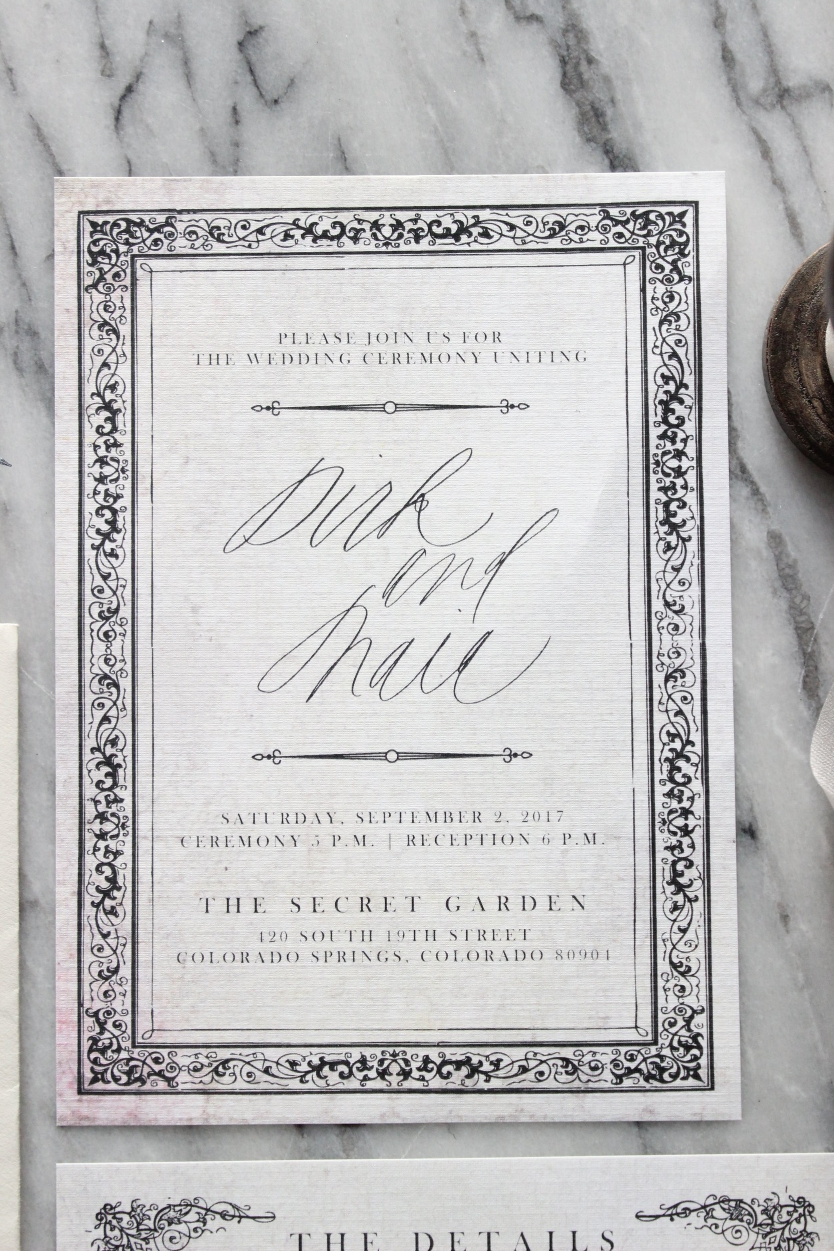 Miranda Writes | Vintage-Inspired Wedding Invitations | Modern Calligraphy