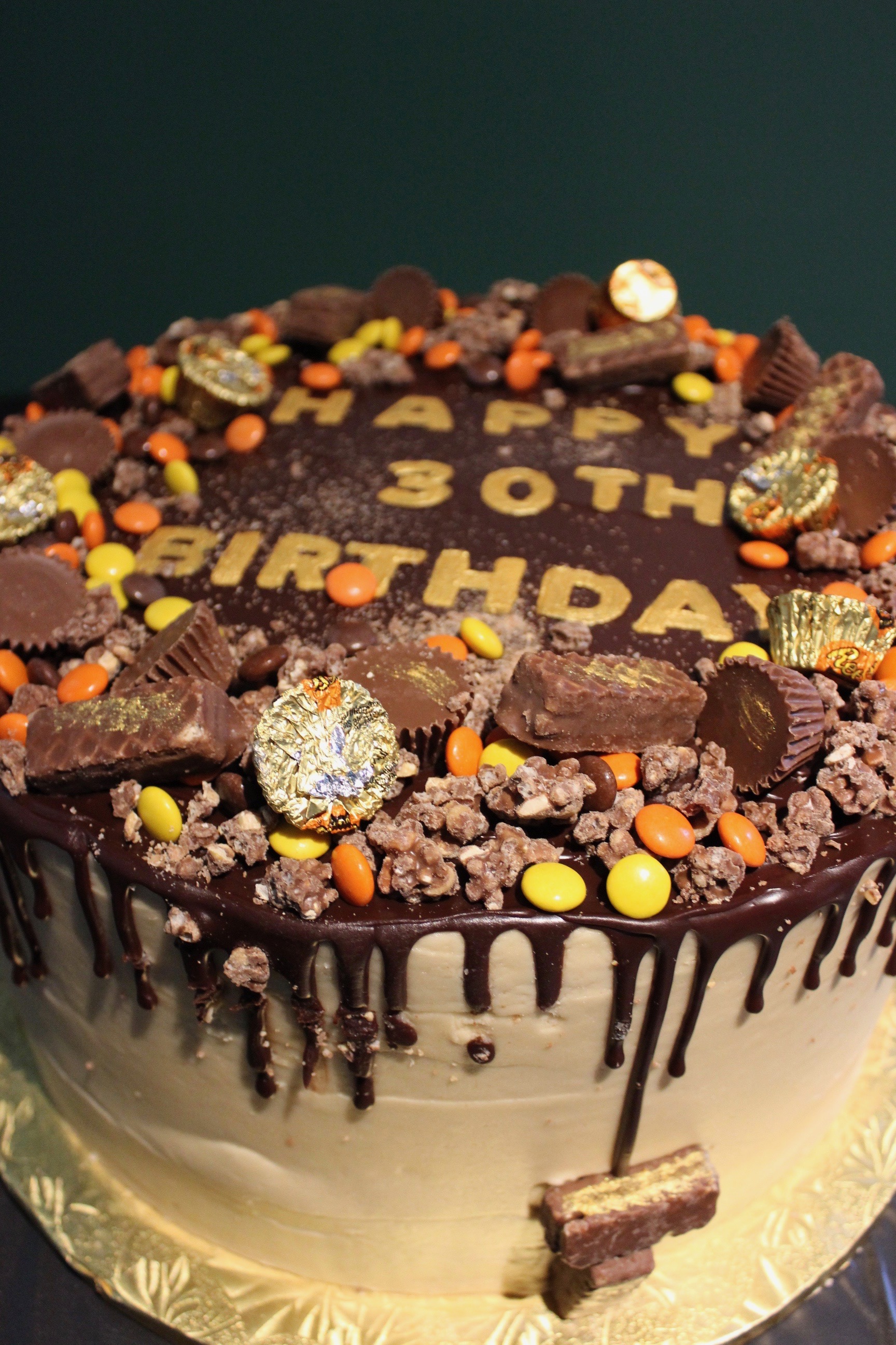 The insane chocolate peanut butter cake by The Confectionist. 