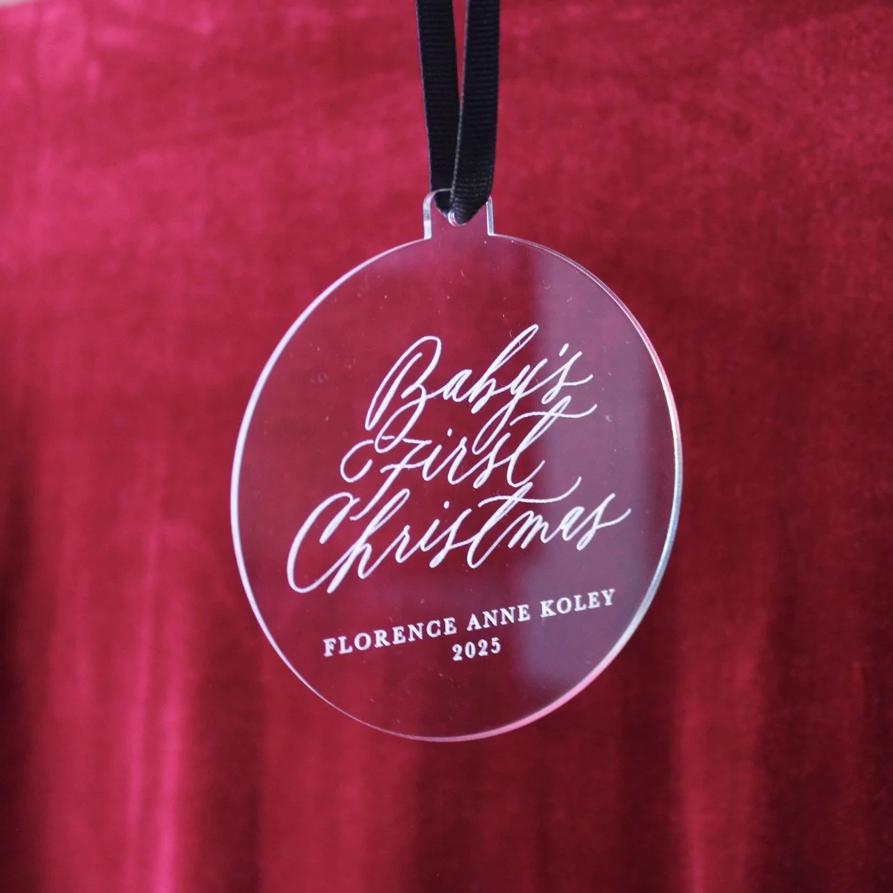 Baby's First Christmas Ornament