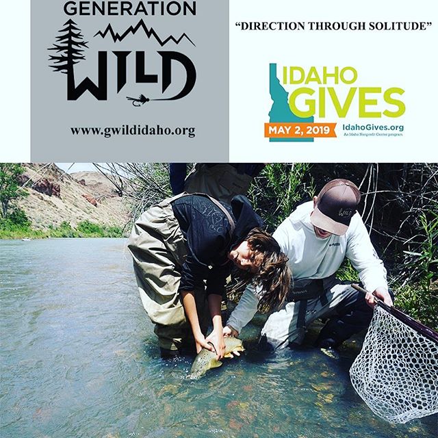 For Idaho gives tomorrow on May 2nd we will be donating ten percent of our total sales for the day to generation wild ! Come help us support a great local cause for the youth of Idaho !