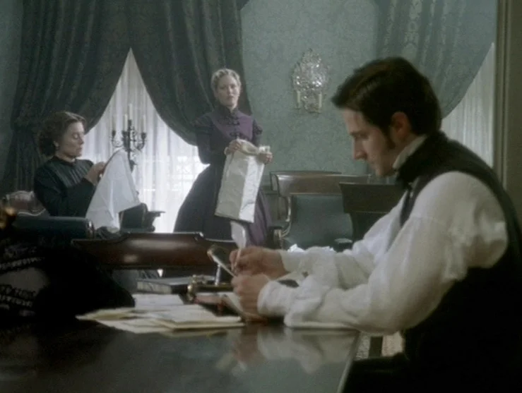 The BBC's John Thornton at home with his family.