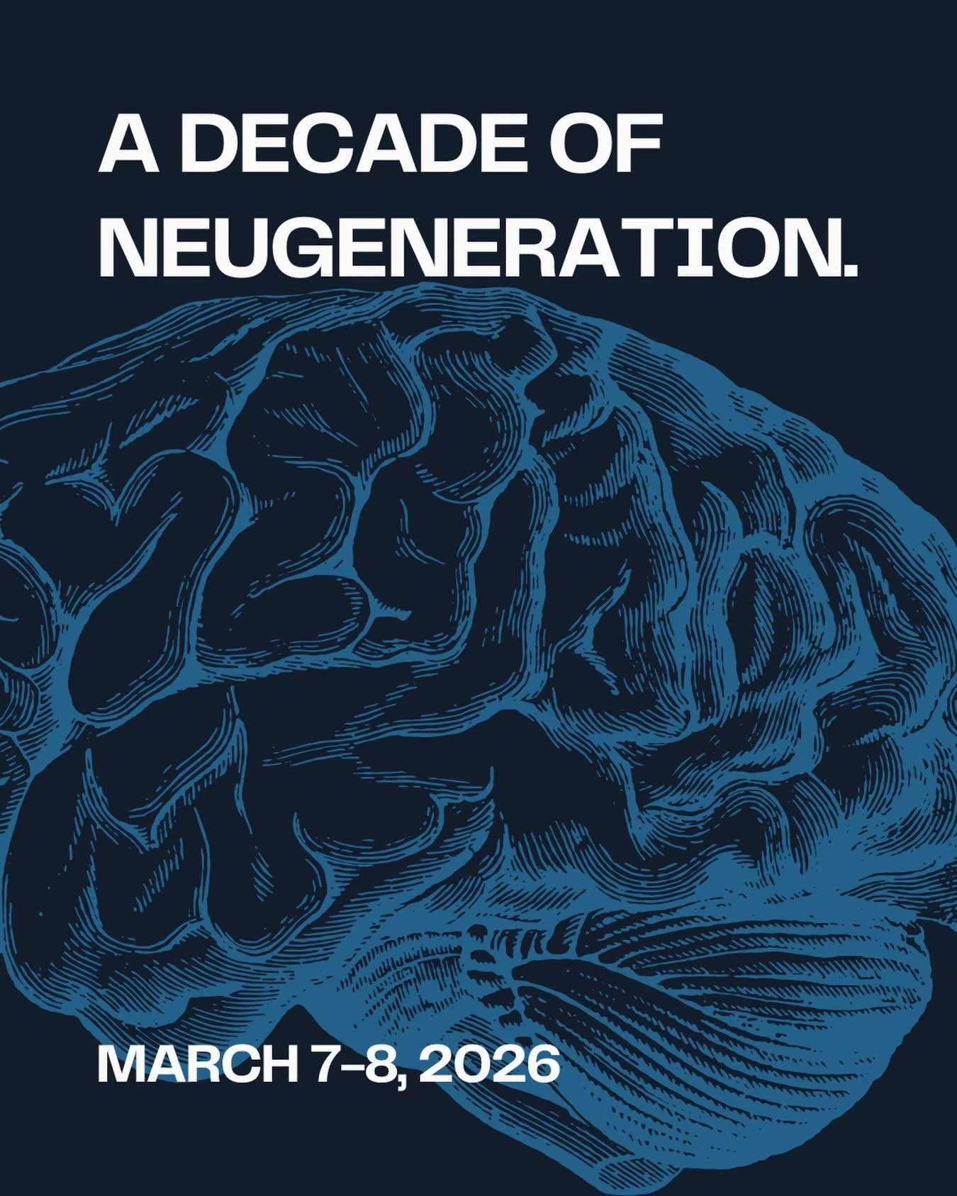 NeuGeneration Conference tickets are now live.
Link in bio.
More information coming soon.