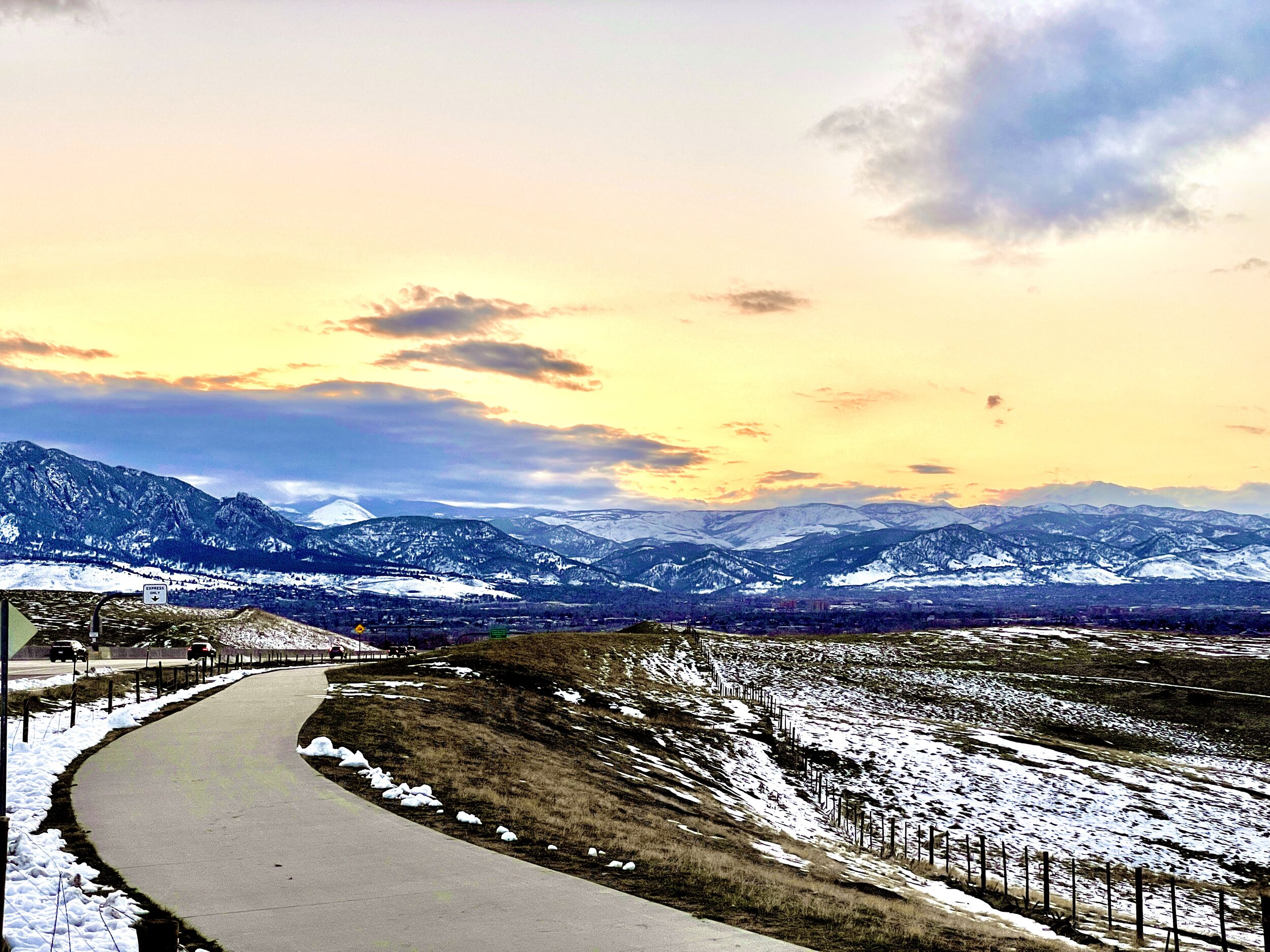 Boulder Flatirons - US 36